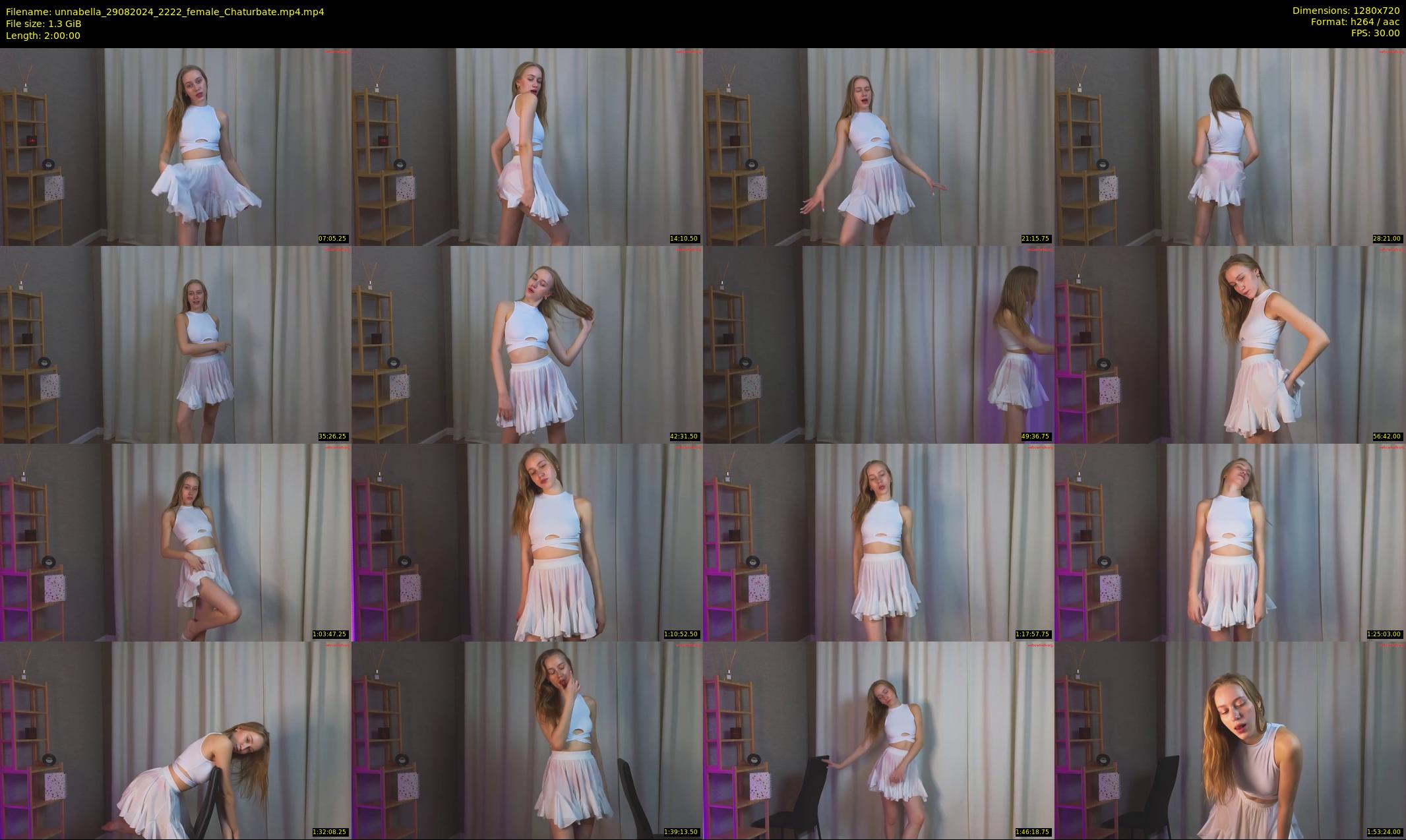 unnabella — 120 minute Chaturbate female cam show recording, 720p, Aug 29, 2024