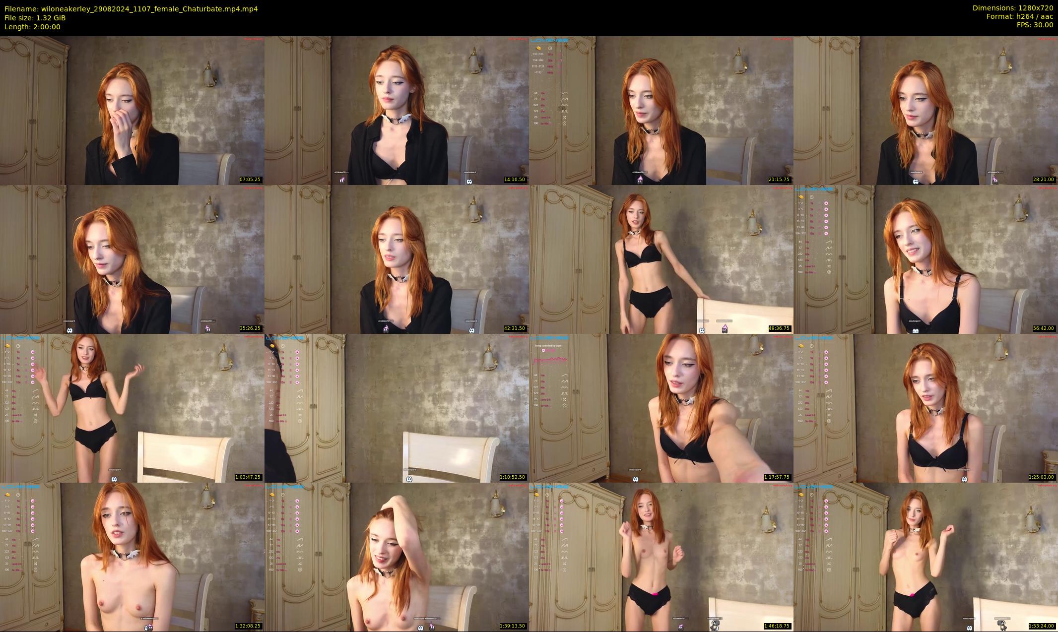 wiloneakerley — 120 minute Chaturbate female cam show recording, 720p, Aug 29, 2024