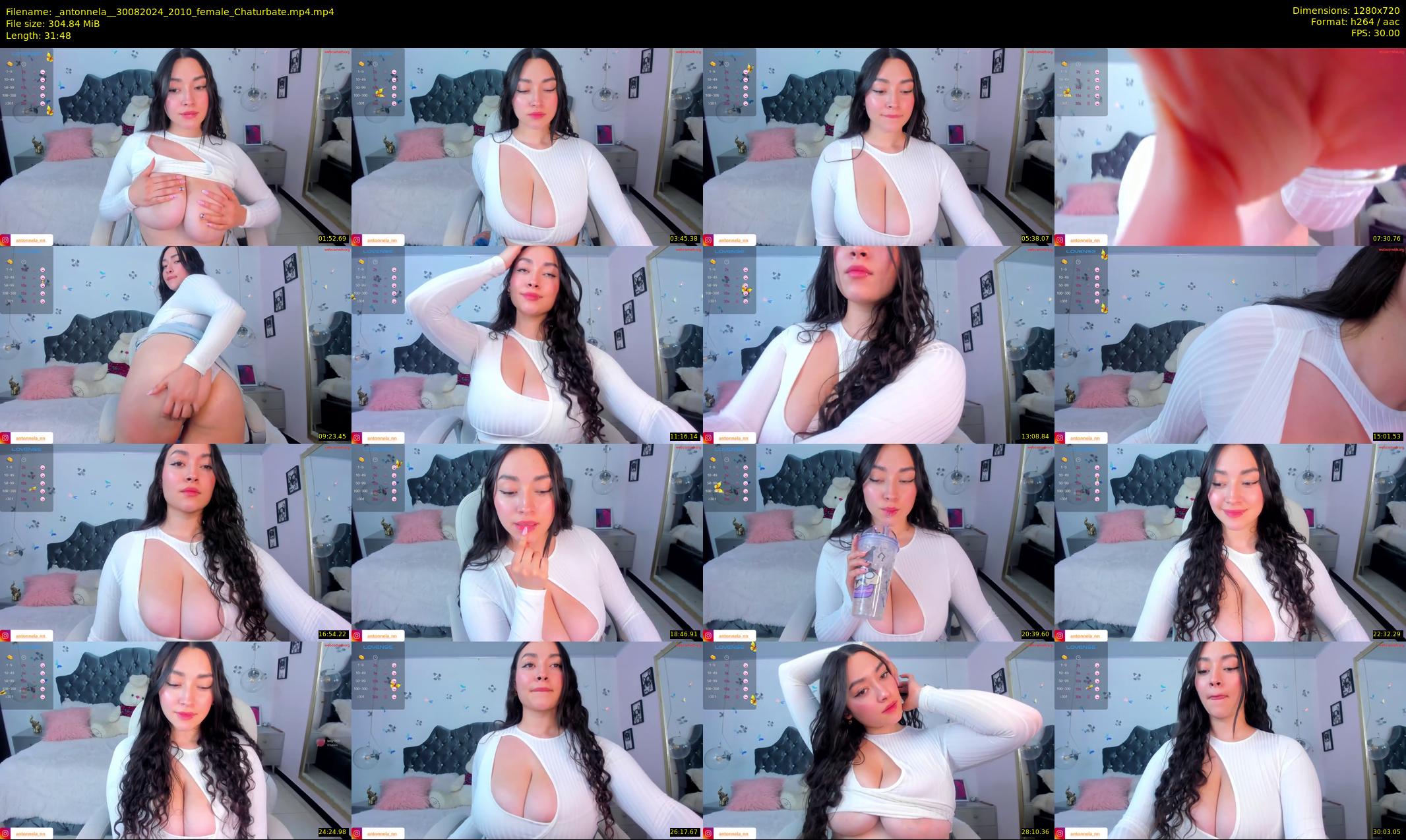 _antonnela_ — 32 minute Chaturbate female cam show recording, 720p, Aug 30, 2024