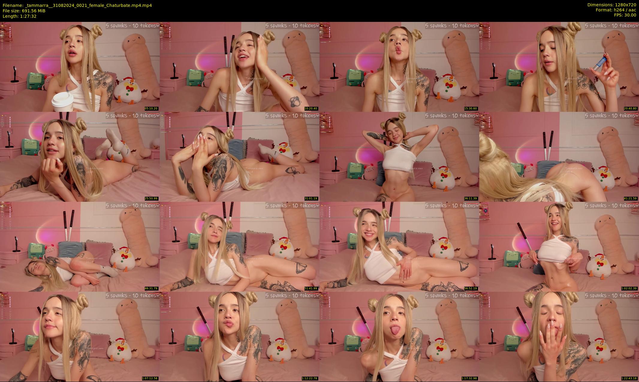 _tammarra_ — 88 minute Chaturbate female cam show recording, 720p, Aug 31, 2024