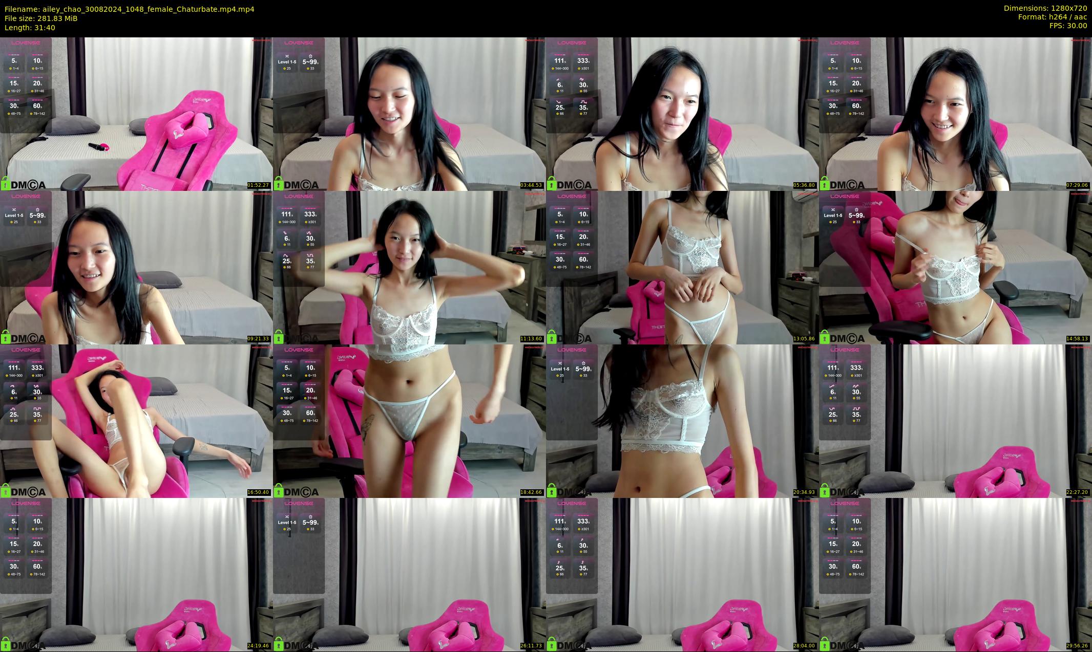 ailey_chao — 32 minute Chaturbate female cam show recording, 720p, Aug 30, 2024