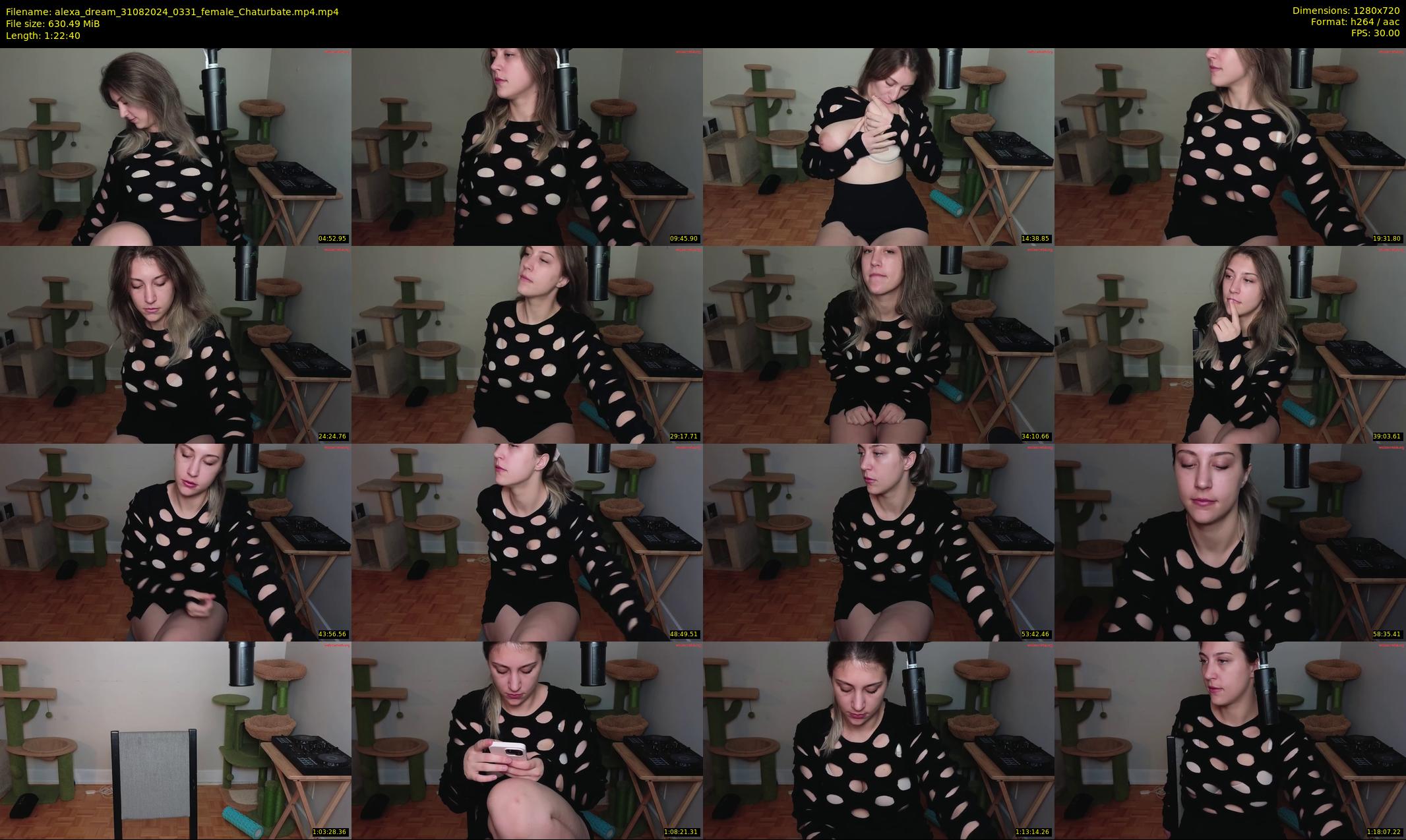 alexa_dream — 83 minute Chaturbate female cam show recording, 720p, Aug 31, 2024