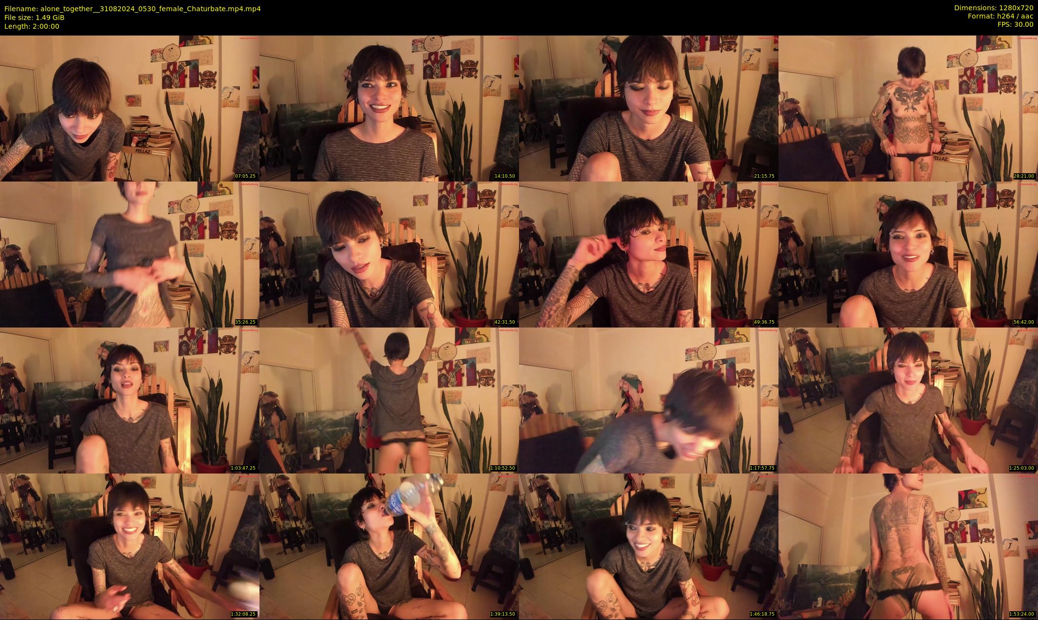 alone_together_ — 120 minute Chaturbate female cam show recording, 720p, Aug 31, 2024