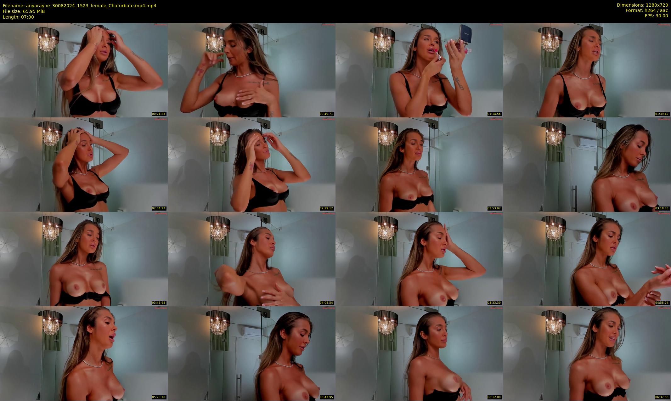 anyarayne — 7 minute Chaturbate female cam show recording, 720p, Aug 30, 2024