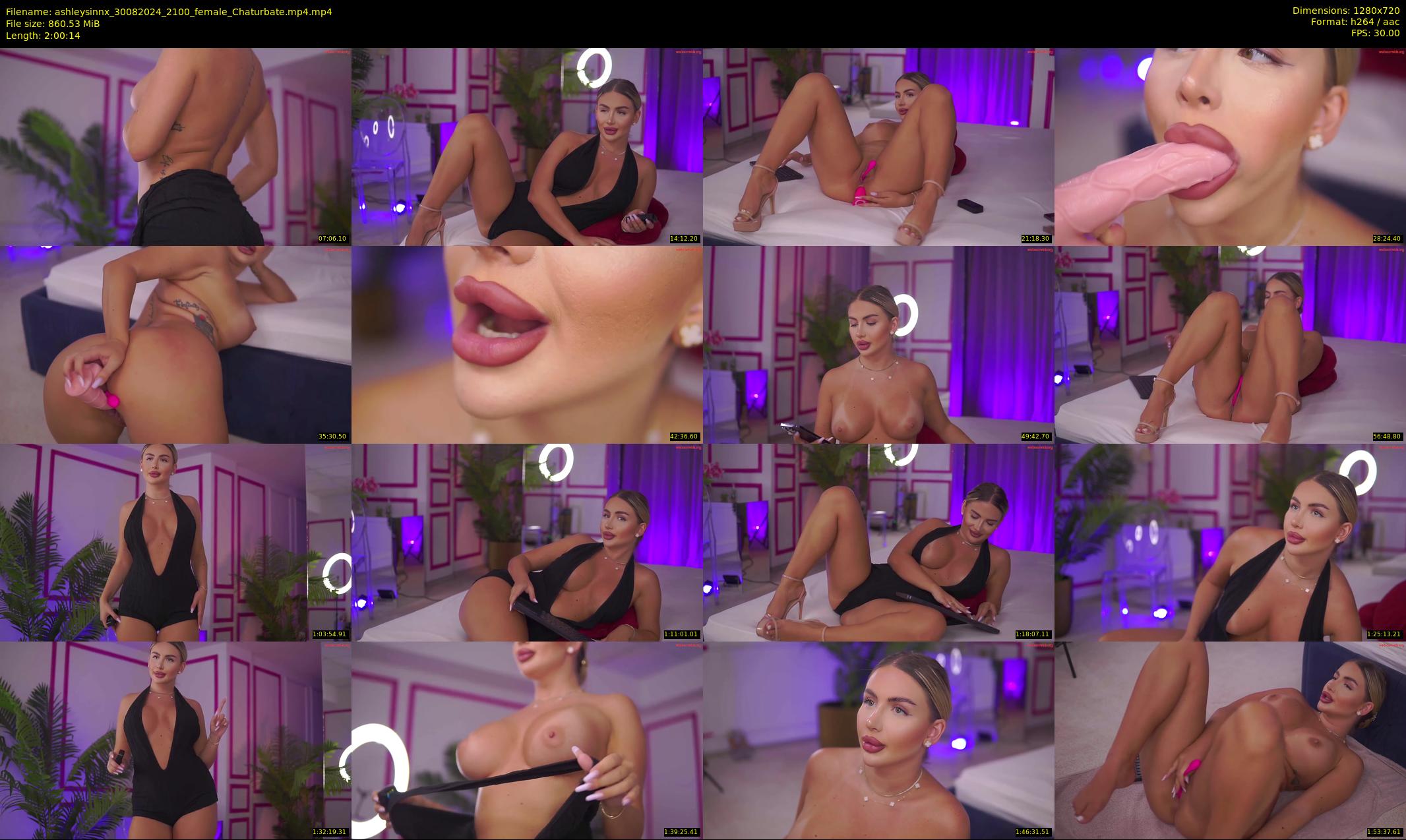ashleysinnx — 121 minute Chaturbate female cam show recording, 720p, Aug 30, 2024