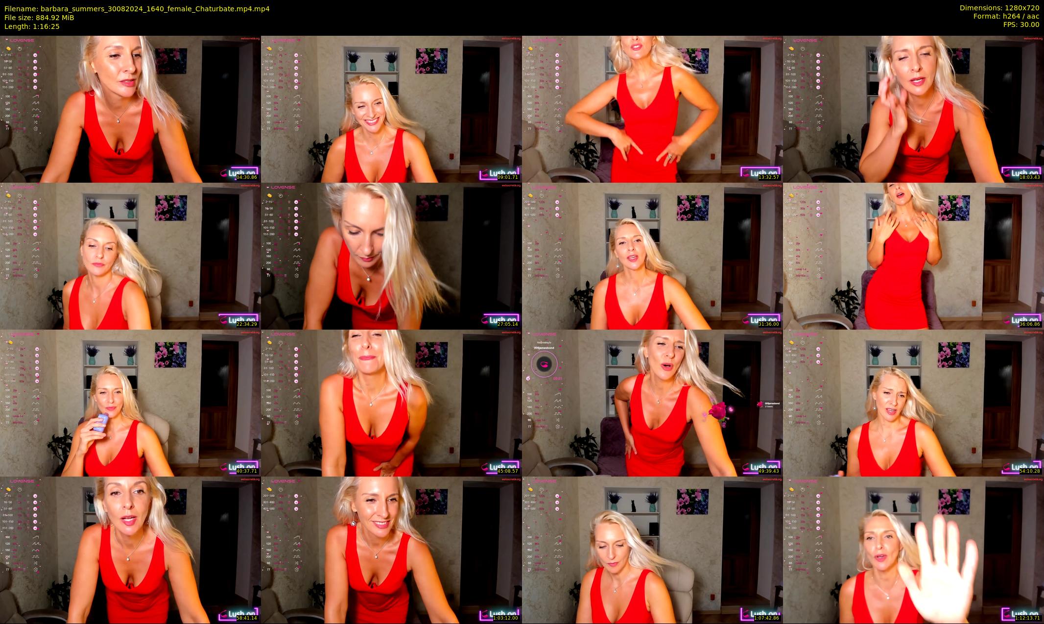 barbara_summers — 77 minute Chaturbate female cam show recording, 720p, Aug 30, 2024