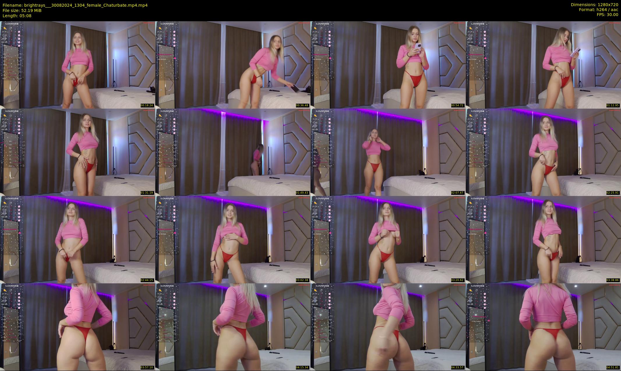 brightrays__ — 6 minute Chaturbate female cam show recording, 720p, Aug 30, 2024