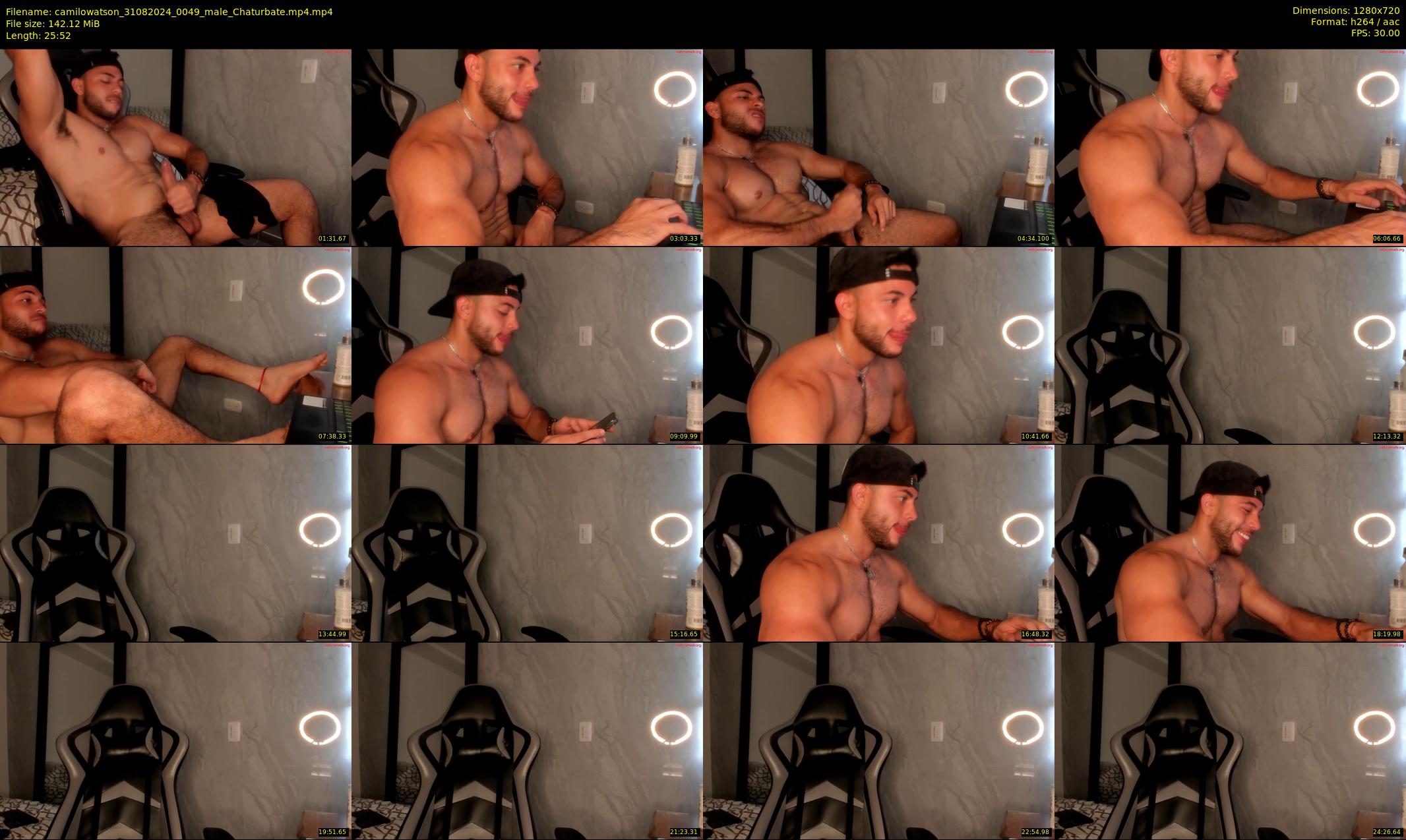 camilowatson — 26 minute Chaturbate male cam show recording, 720p, Aug 31, 2024