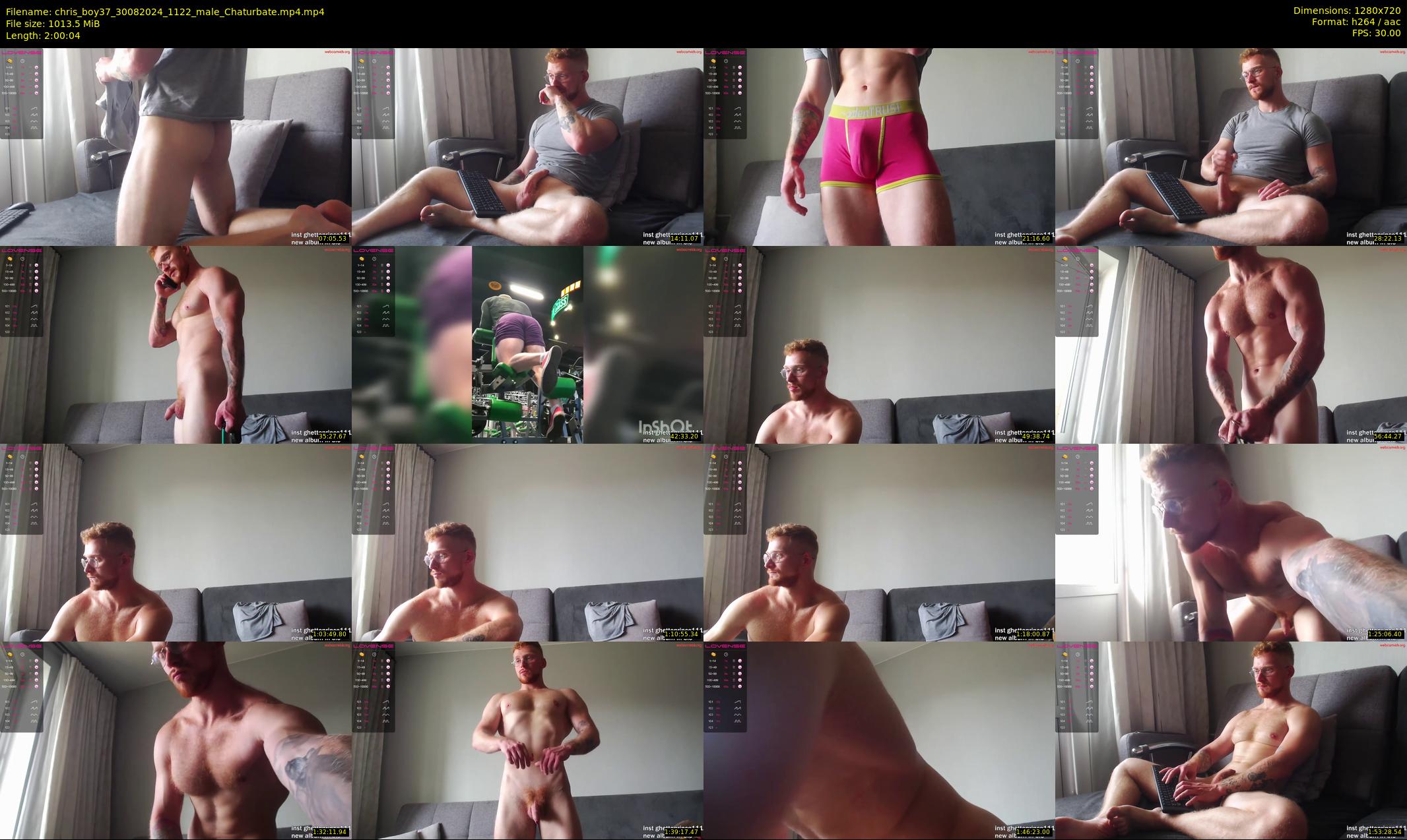 chris_boy37 — 121 minute Chaturbate male cam show recording, 720p, Aug 30, 2024