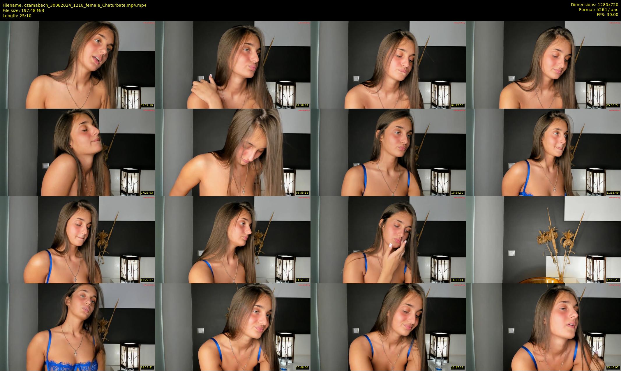 czamabech — 26 minute Chaturbate female cam show recording, 720p, Aug 30, 2024