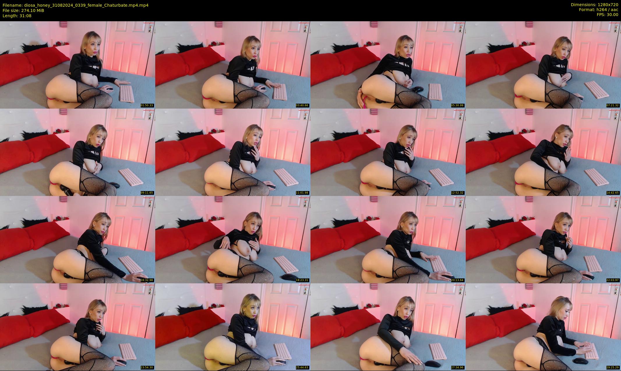 diosa_honey — 32 minute Chaturbate female cam show recording, 720p, Aug 31, 2024