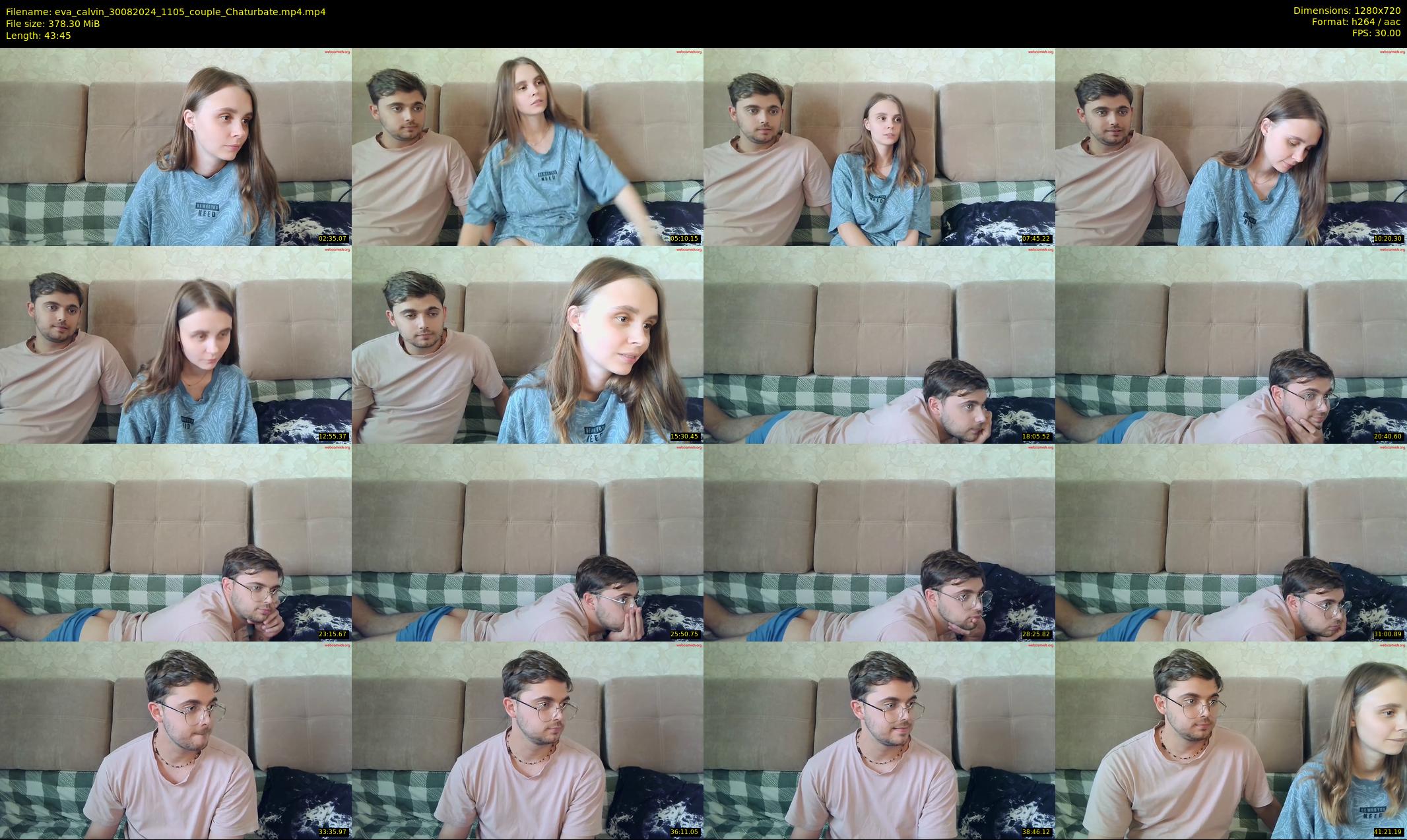 eva_calvin — 44 minute Chaturbate couple cam show recording, 720p, Aug 30, 2024
