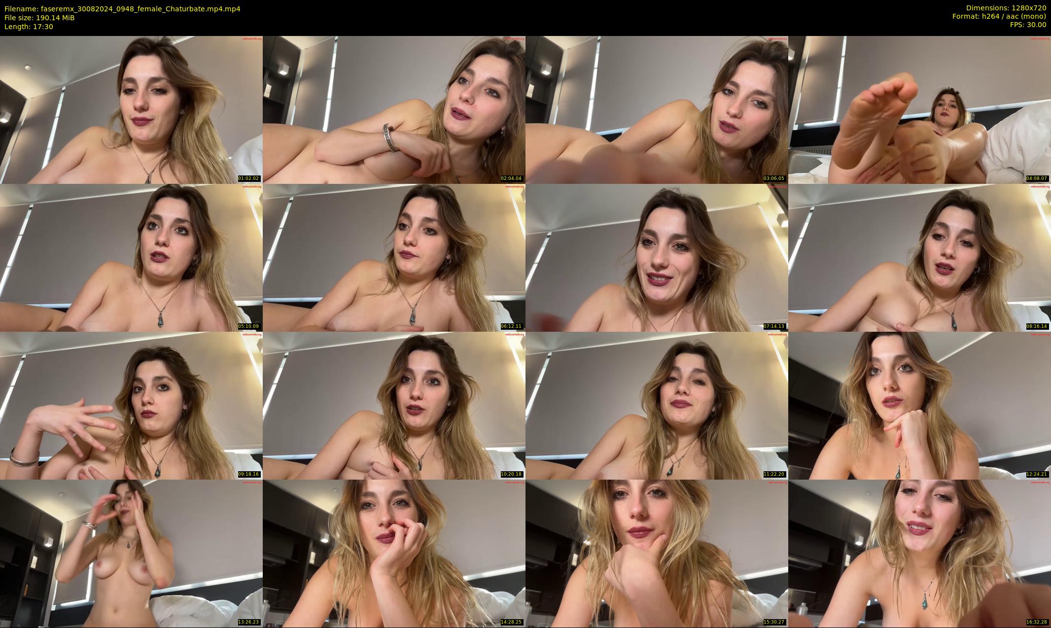 faseremx — 18 minute Chaturbate female cam show recording, 720p, Aug 30, 2024