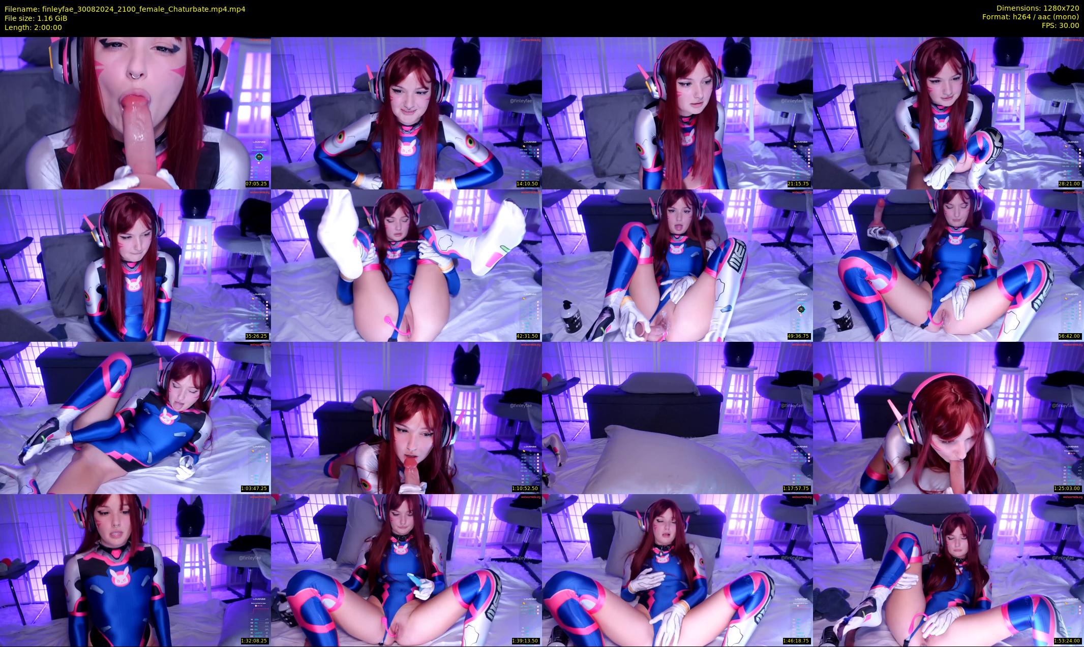 finleyfae — 120 minute Chaturbate female cam show recording, 720p, Aug 30, 2024