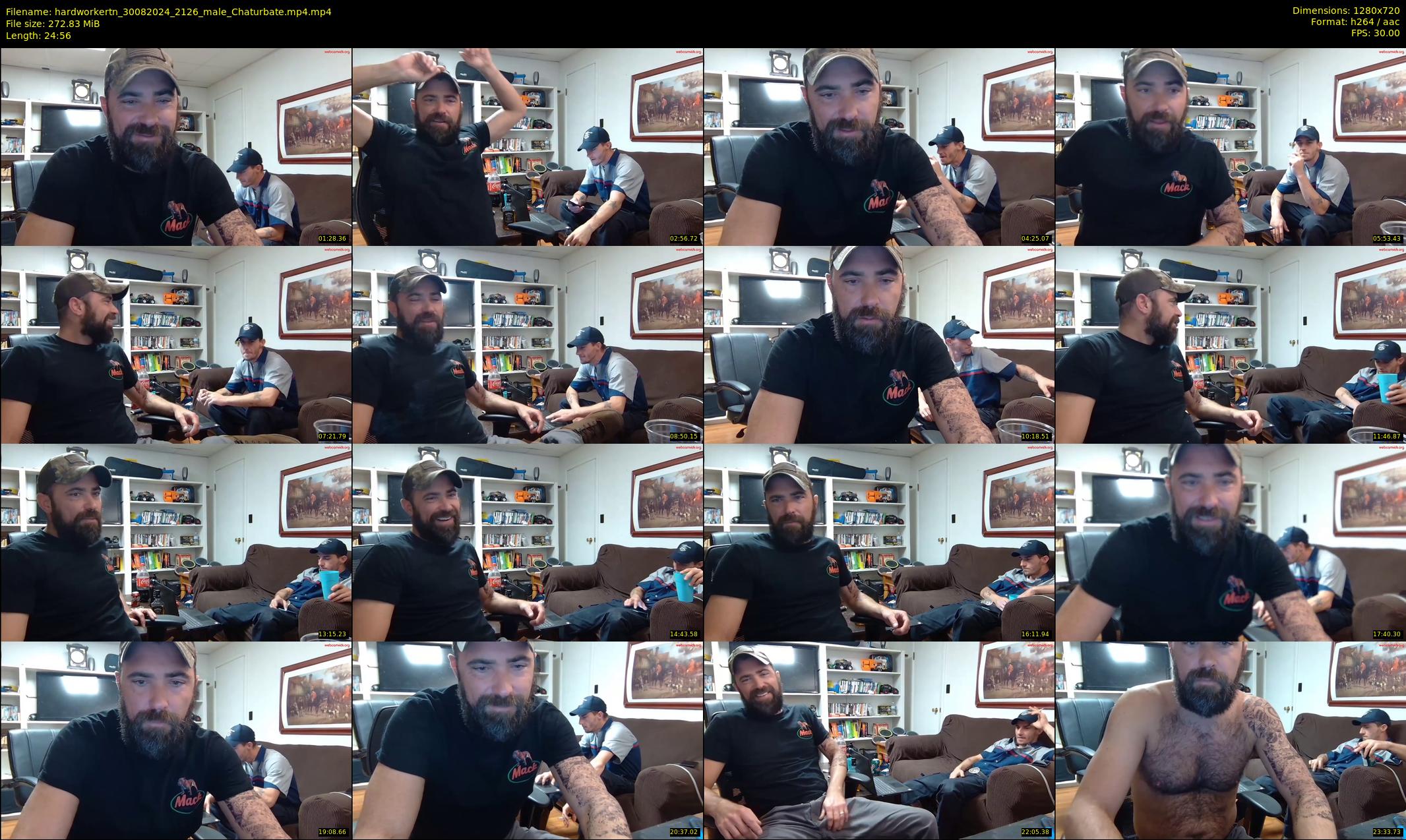 hardworkertn — 25 minute Chaturbate male cam show recording, 720p, Aug 30, 2024