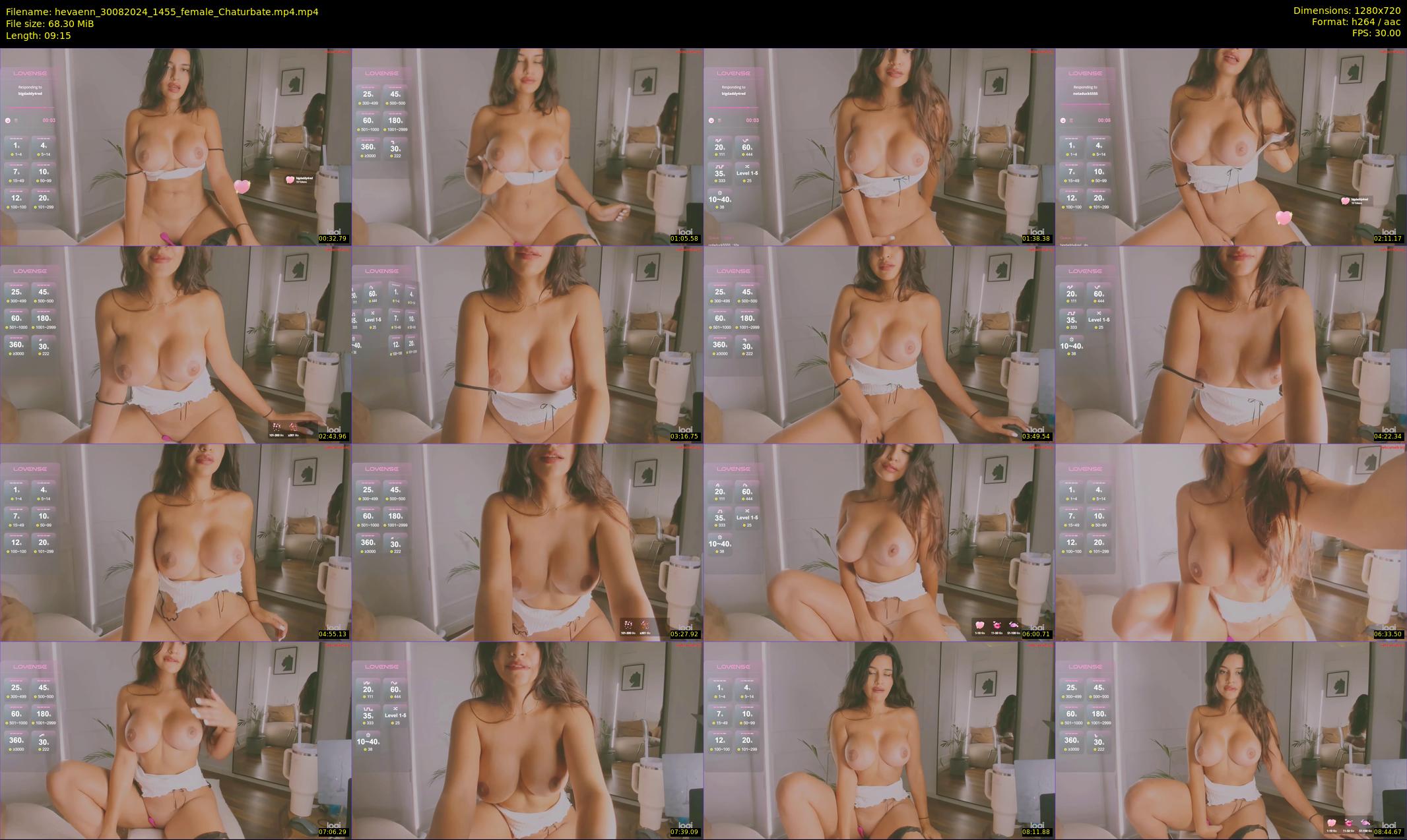 hevaenn — 10 minute Chaturbate female cam show recording, 720p, Aug 30, 2024