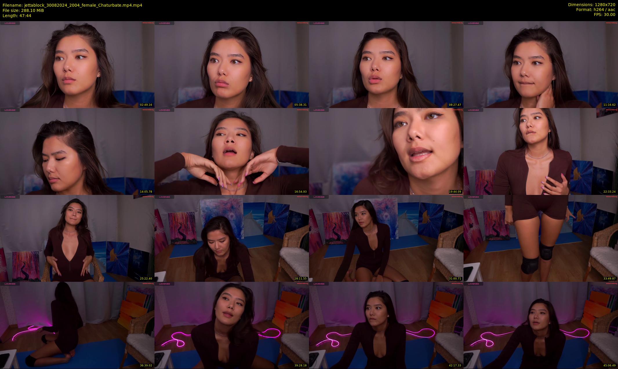 jettablock — 48 minute Chaturbate female cam show recording, 720p, Aug 30, 2024