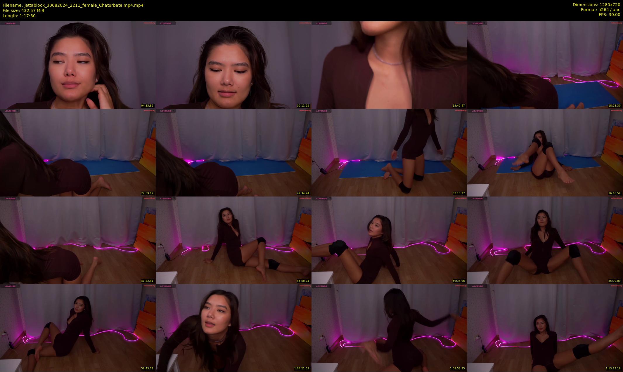 jettablock — 78 minute Chaturbate female cam show recording, 720p, Aug 30, 2024