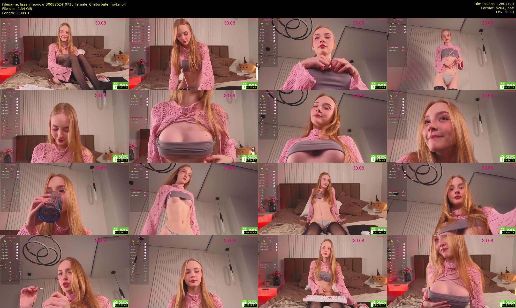 lissa_meooow — 121 minute Chaturbate female cam show recording, 720p, Aug 30, 2024