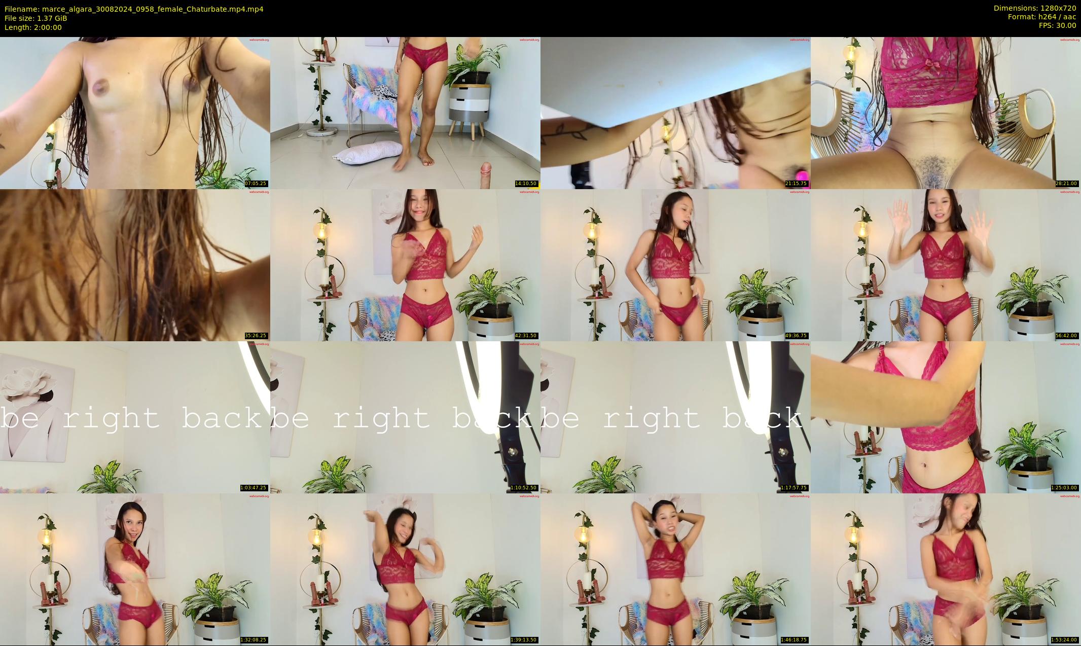 marce_algara — 120 minute Chaturbate female cam show recording, 720p, Aug 30, 2024