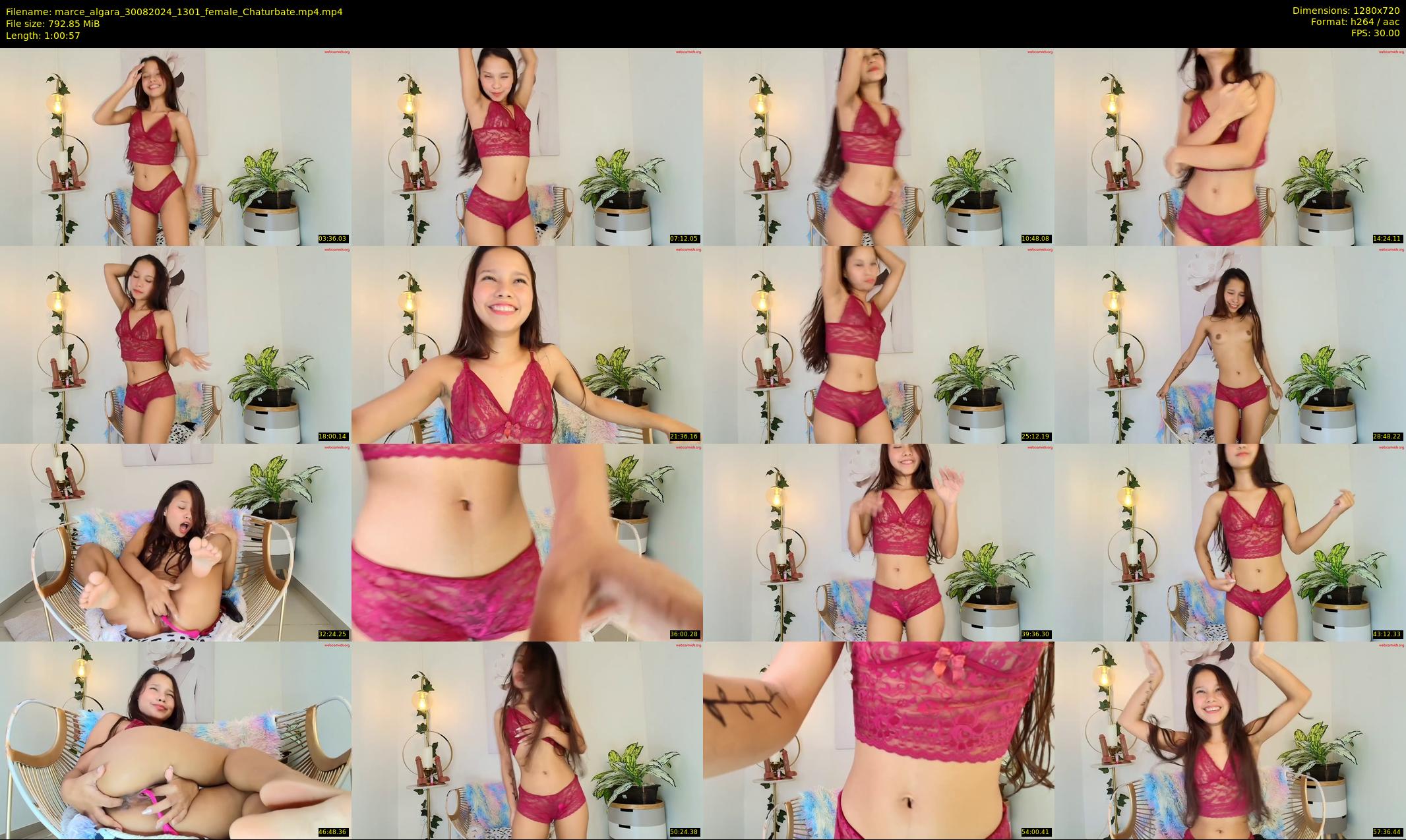 marce_algara — 61 minute Chaturbate female cam show recording, 720p, Aug 30, 2024
