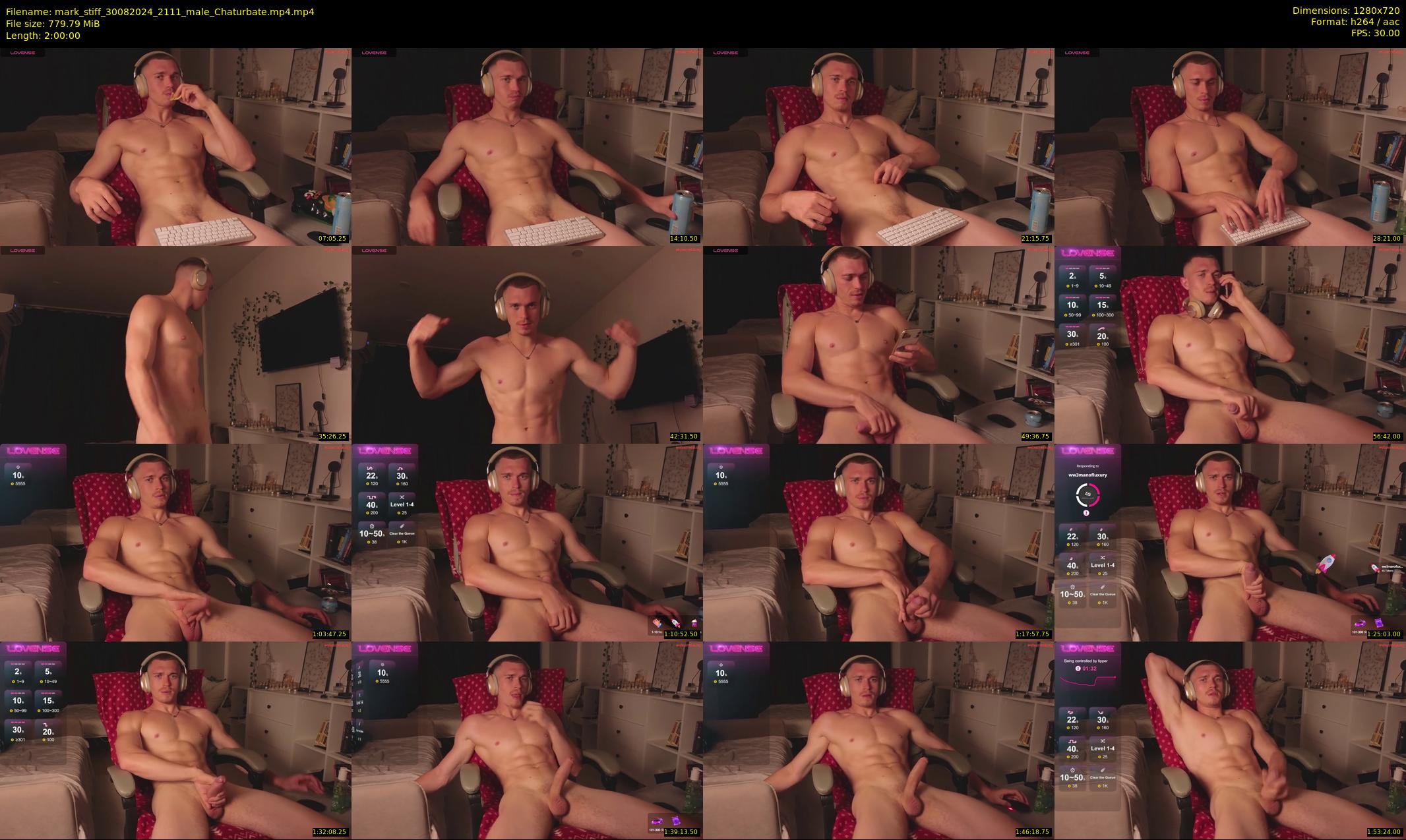 mark_stiff — 120 minute Chaturbate male cam show recording, 720p, Aug 30, 2024