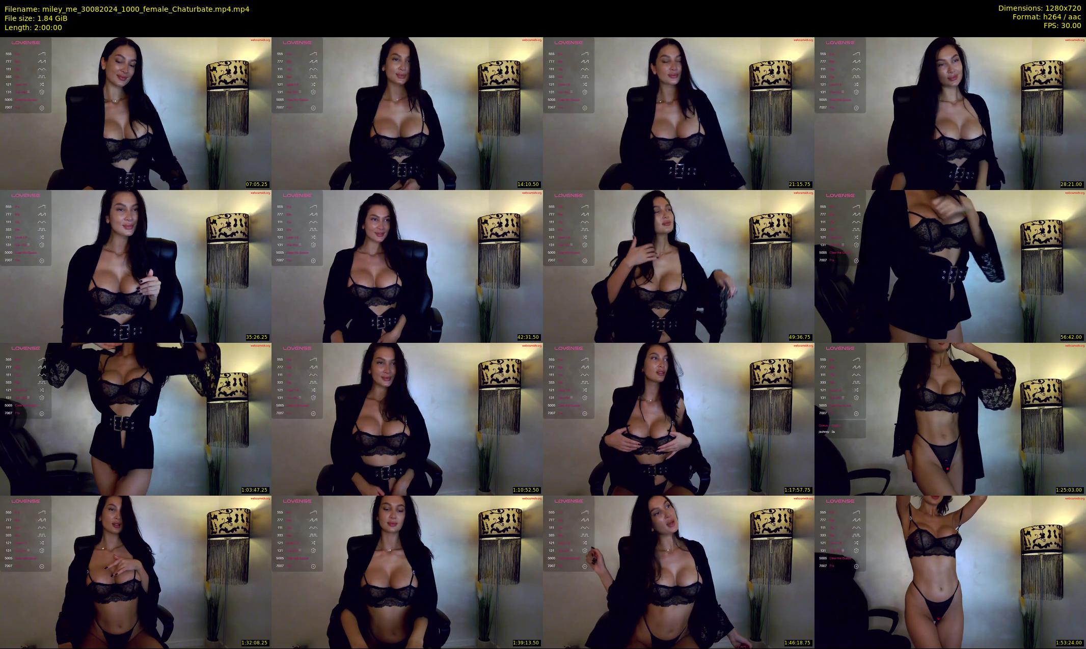 miley_me — 120 minute Chaturbate female cam show recording, 720p, Aug 30, 2024
