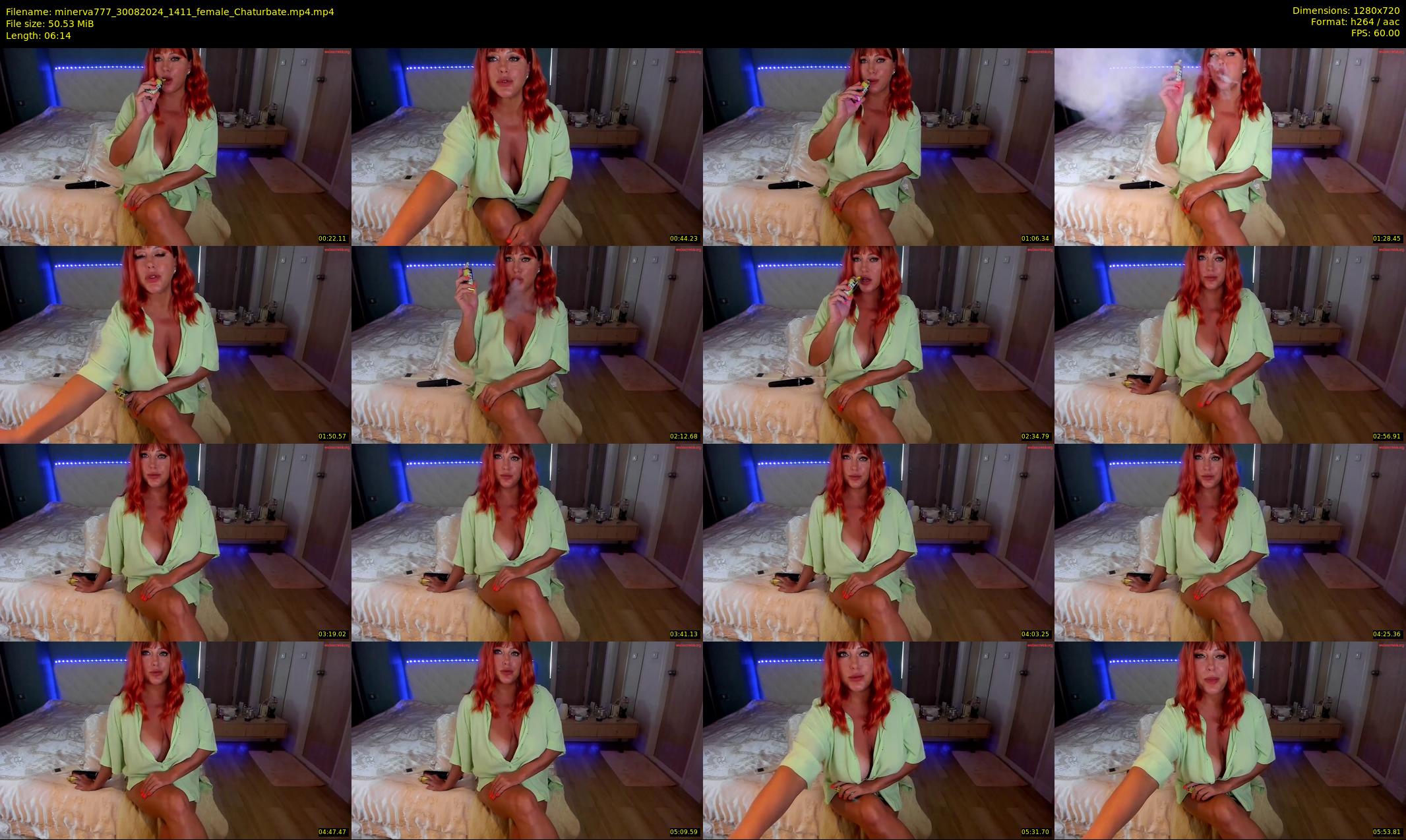 minerva777 — 7 minute Chaturbate female cam show recording, 720p, Aug 30, 2024