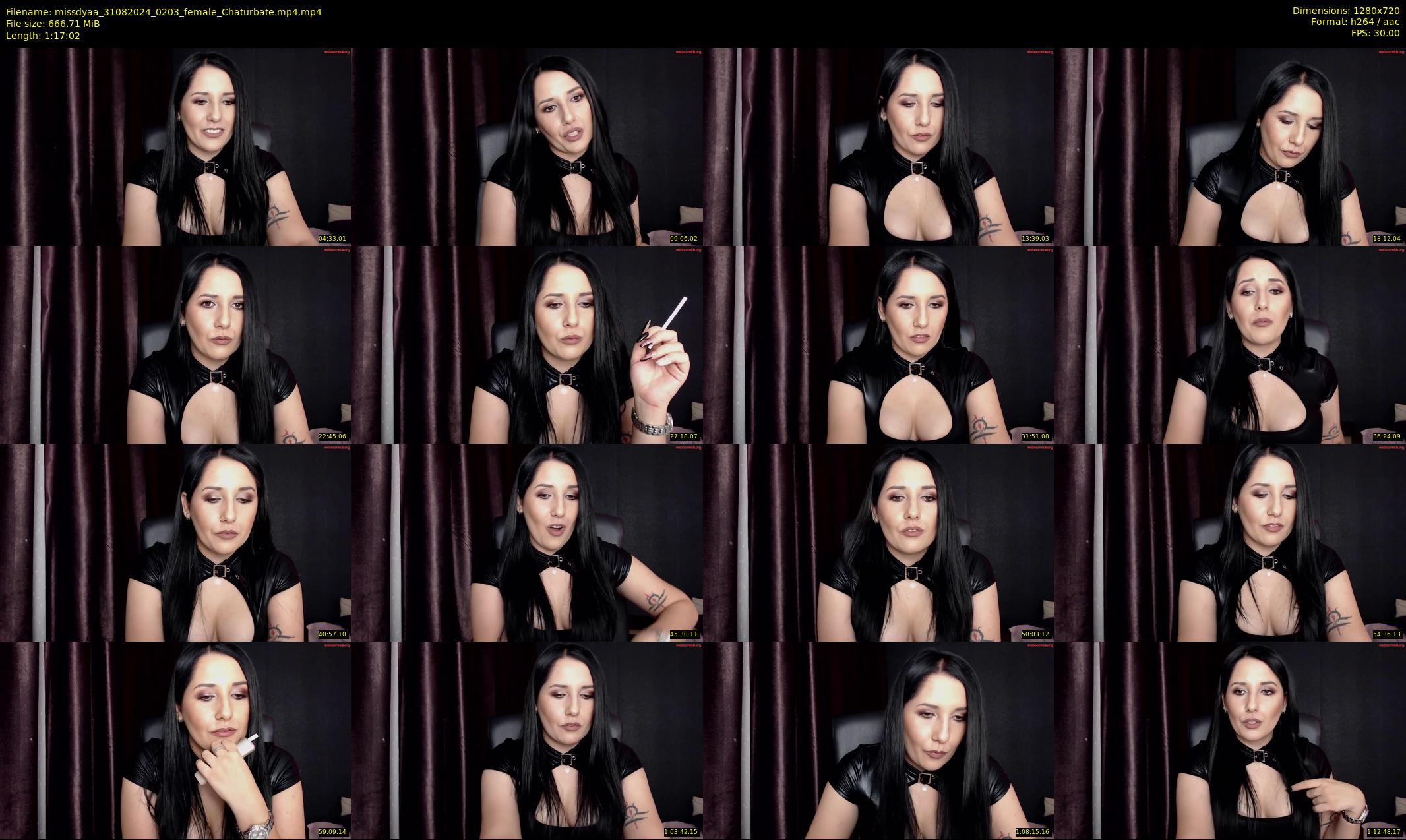 missdyaa — 78 minute Chaturbate female cam show recording, 720p, Aug 31, 2024
