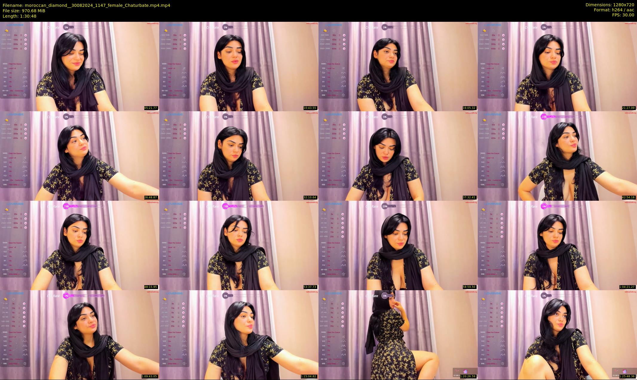 moroccan_diamond_ — 91 minute Chaturbate female cam show recording, 720p, Aug 30, 2024