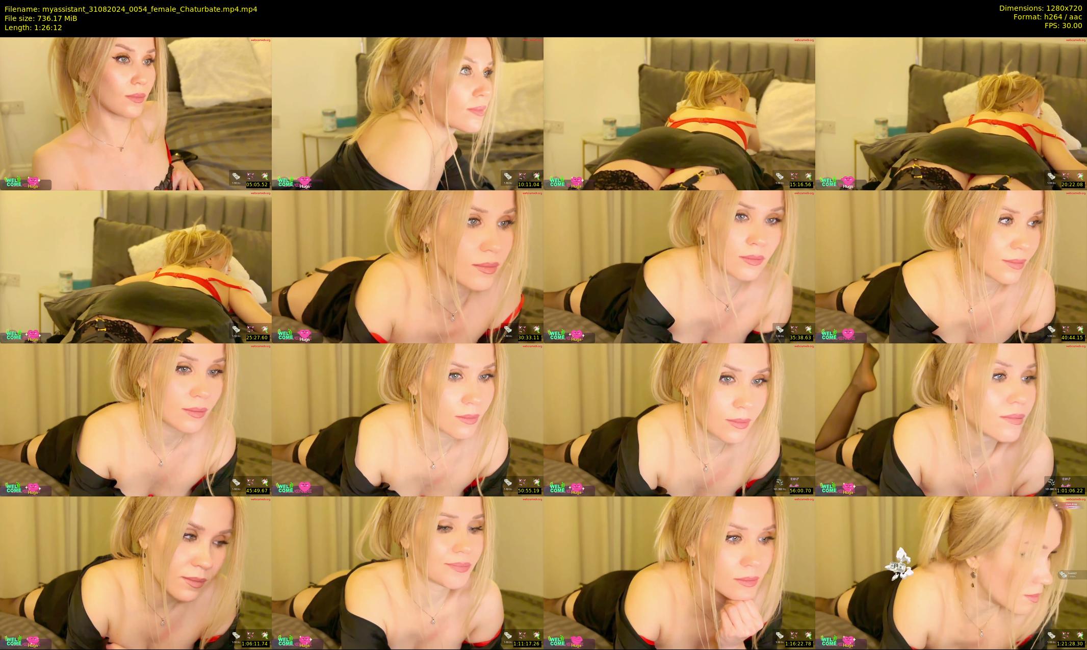 myassistant — 87 minute Chaturbate female cam show recording, 720p, Aug 31, 2024