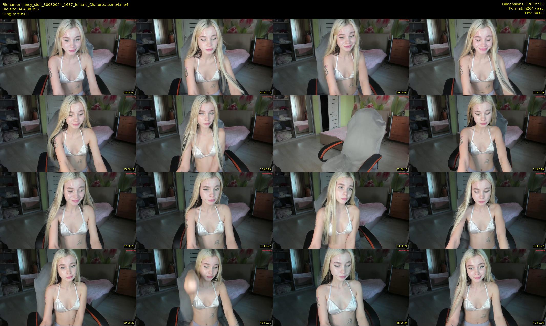 nancy_ston — 51 minute Chaturbate female cam show recording, 720p, Aug 30, 2024
