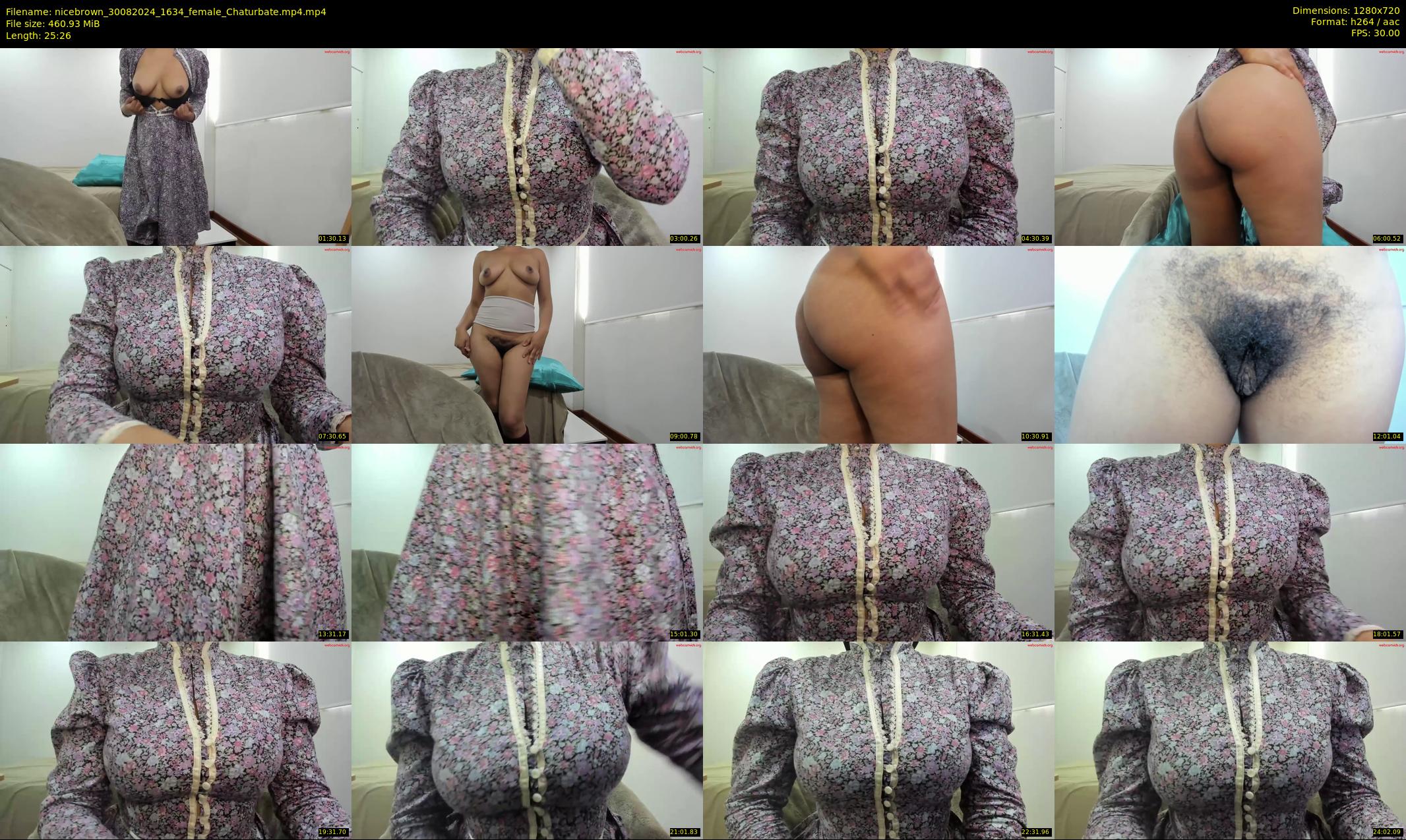 nicebrown — 26 minute Chaturbate female cam show recording, 720p, Aug 30, 2024