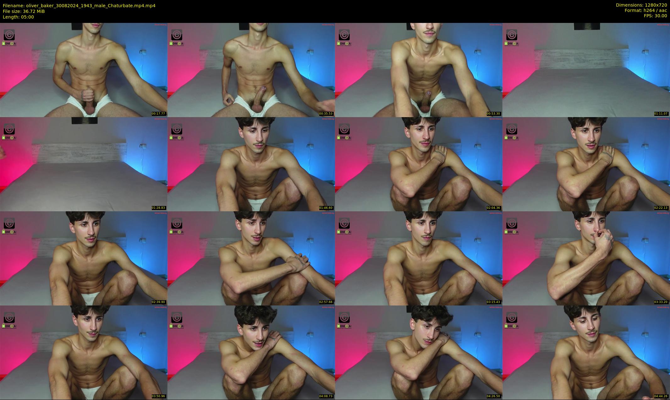 oliver_baker — 5 minute Chaturbate male cam show recording, 720p, Aug 30, 2024