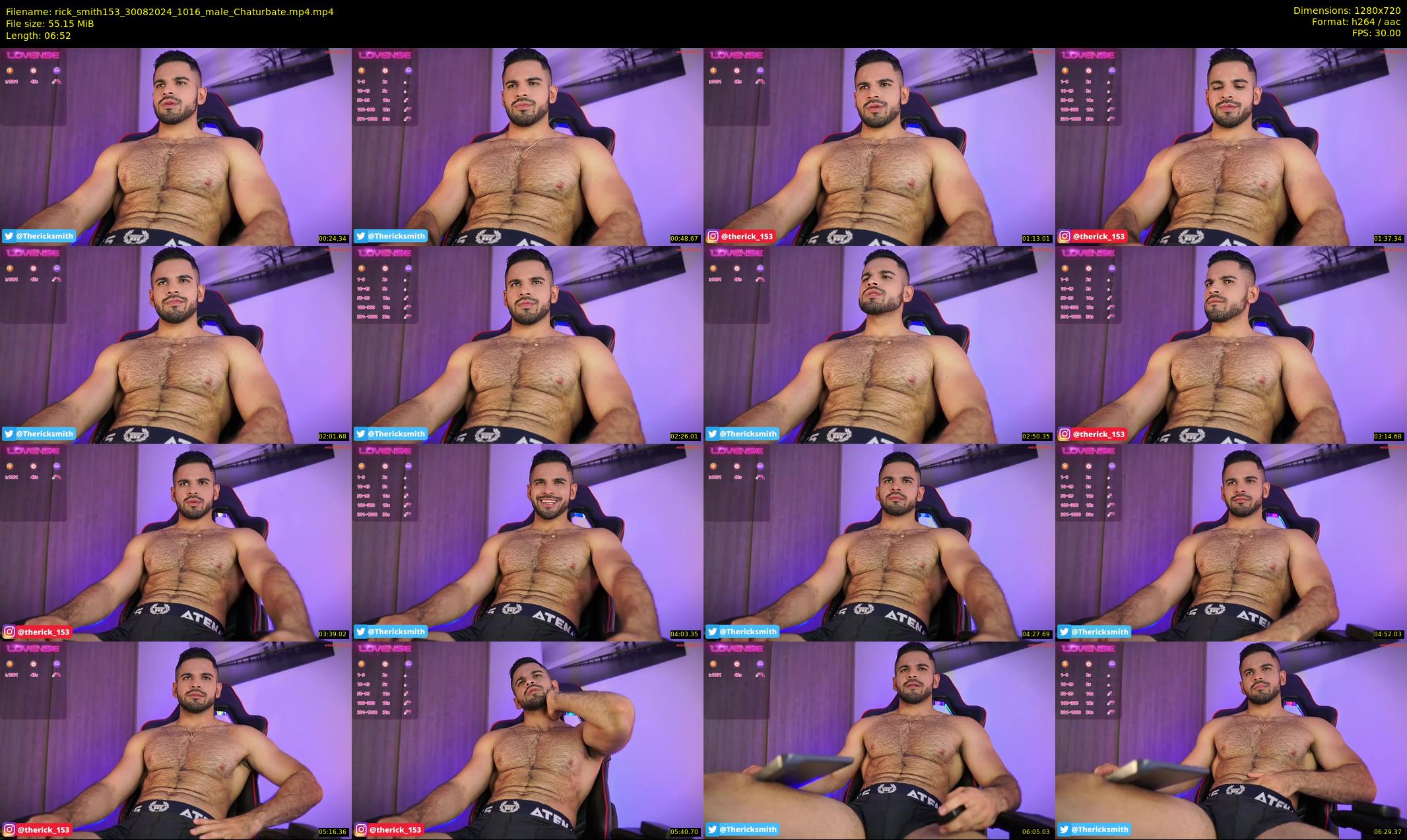 rick_smith153 — 7 minute Chaturbate male cam show recording, 720p, Aug 30, 2024