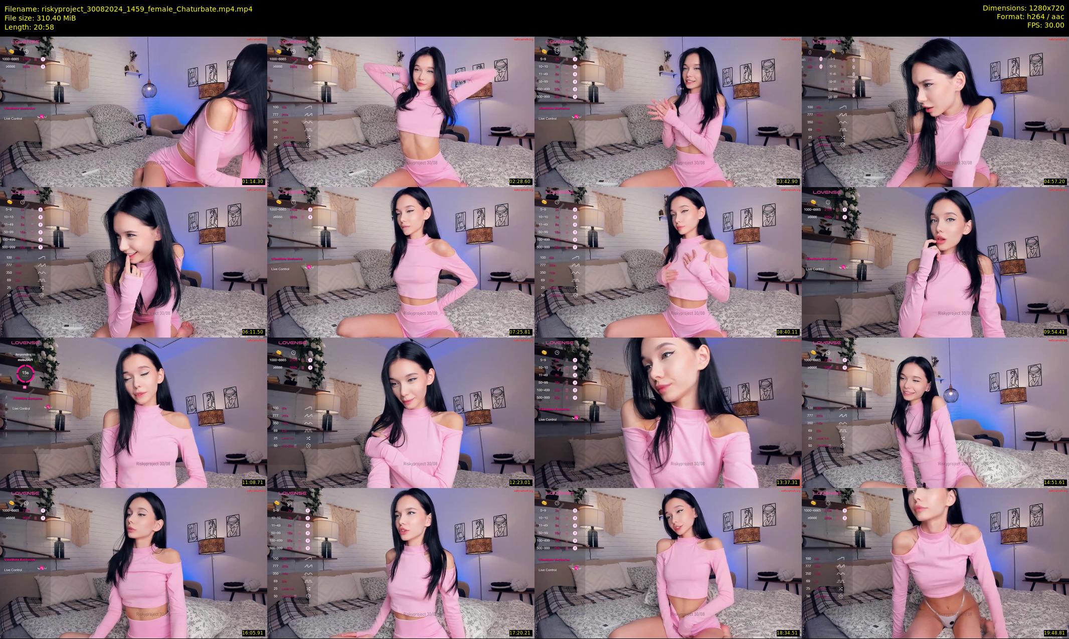 riskyproject — 21 minute Chaturbate couple cam show recording, 720p, Aug 30, 2024