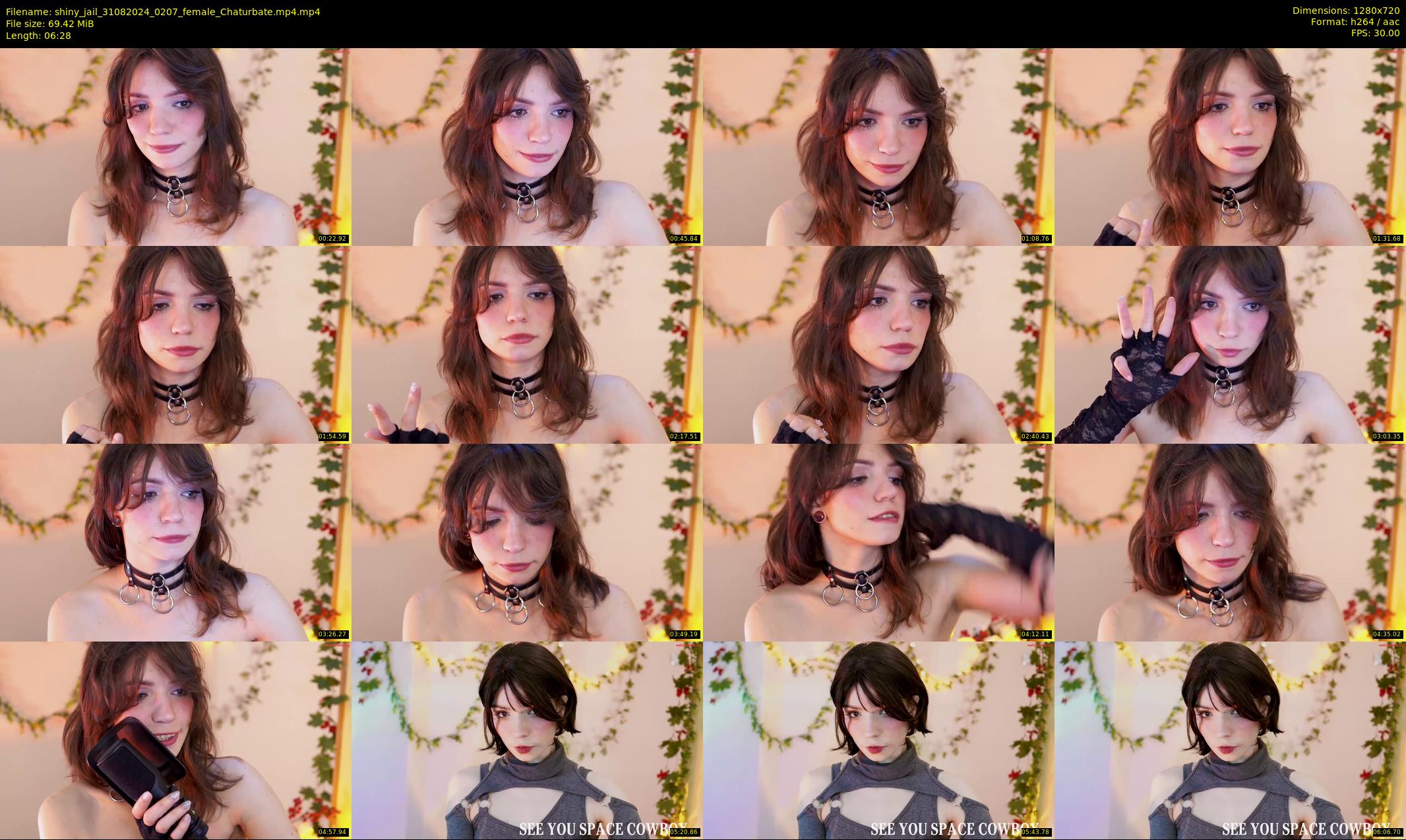 shiny_jail — 7 minute Chaturbate female cam show recording, 720p, Aug 31, 2024