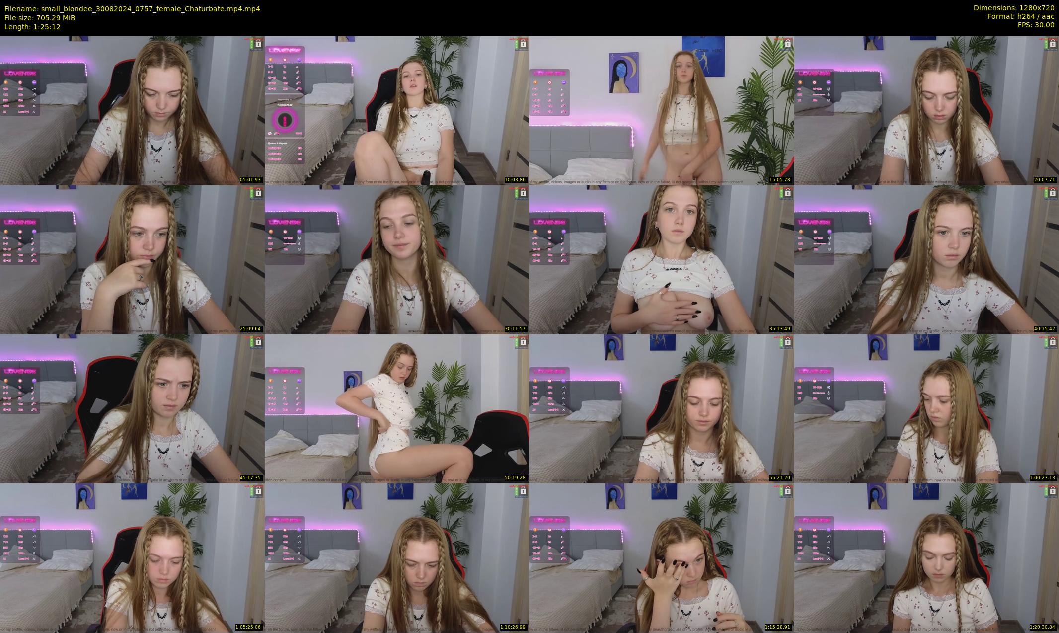 small_blondee — 86 minute Chaturbate female cam show recording, 720p, Aug 30, 2024