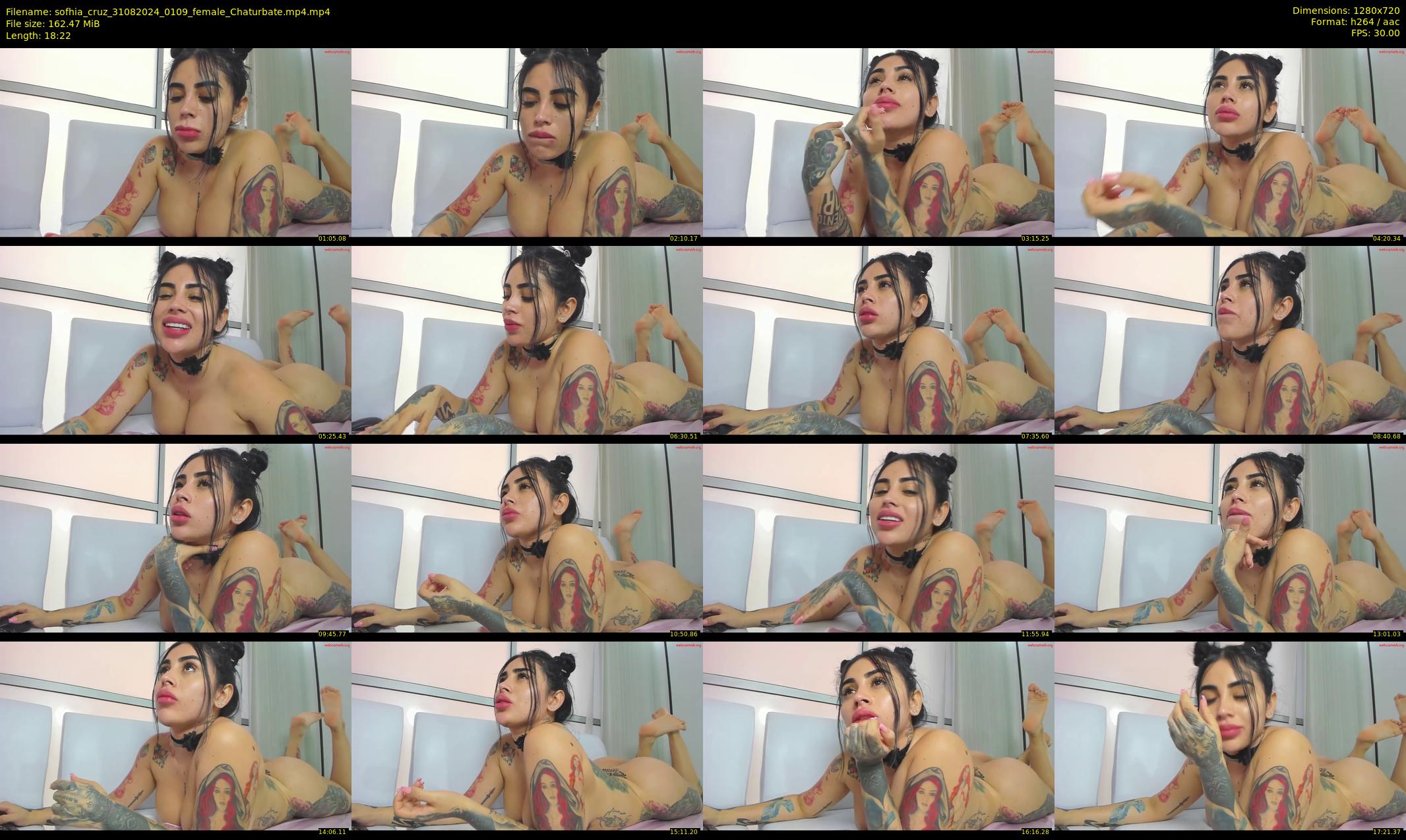 sofhia_cruz — 19 minute Chaturbate female cam show recording, 720p, Aug 31, 2024