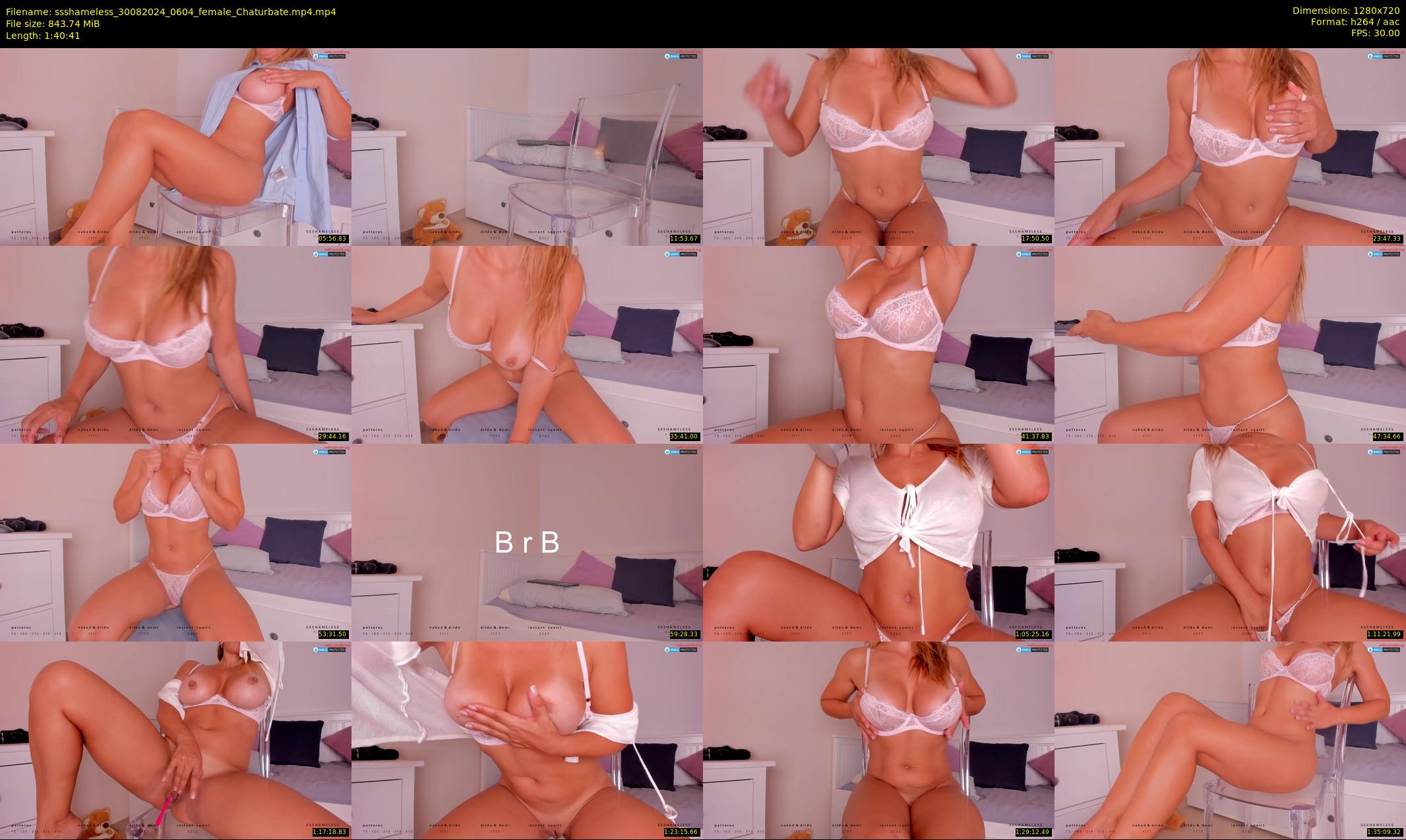 ssshameless — 101 minute Chaturbate female cam show recording, 720p, Aug 30, 2024
