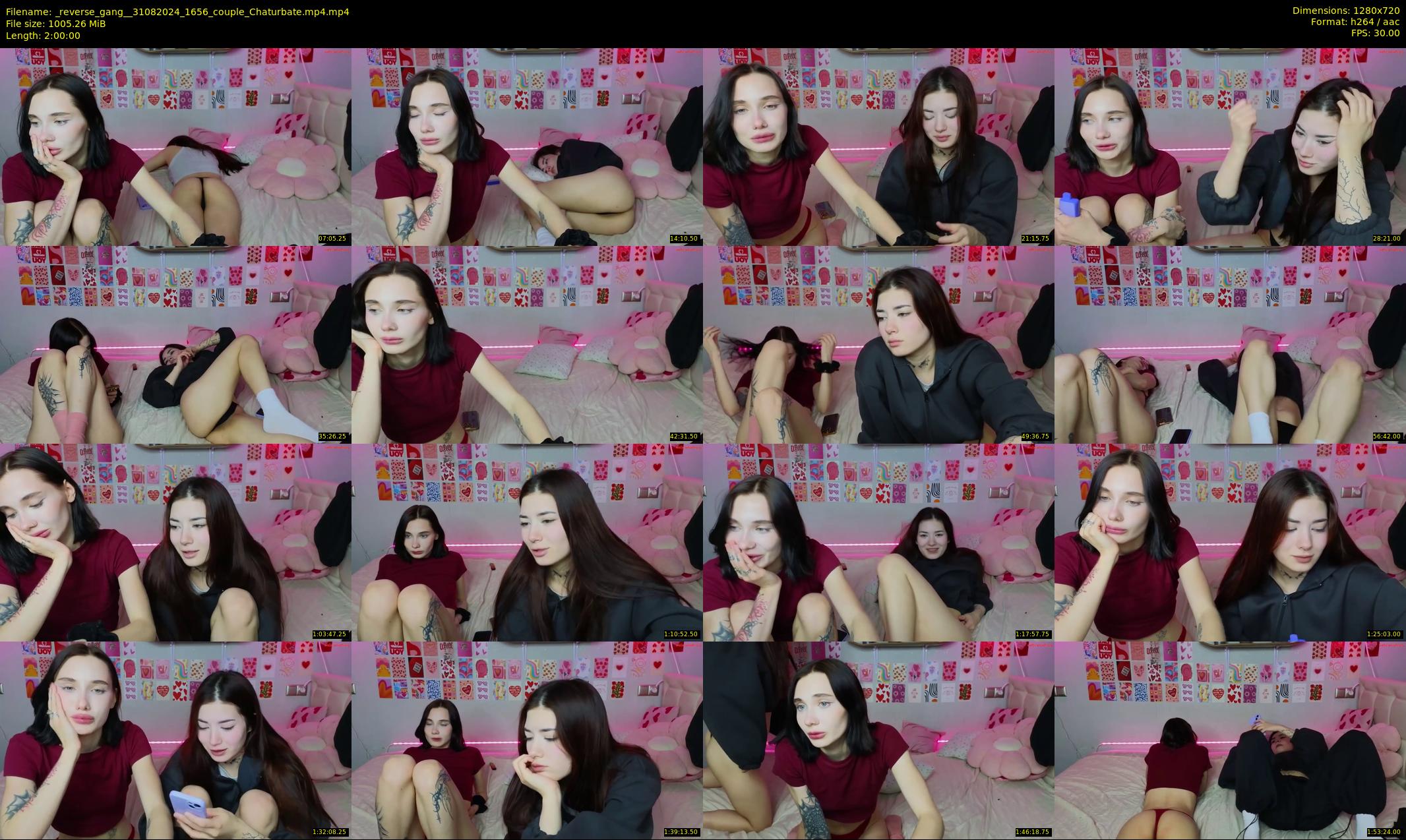_reverse_gang_ — 120 minute Chaturbate couple cam show recording, 720p, Aug 31, 2024
