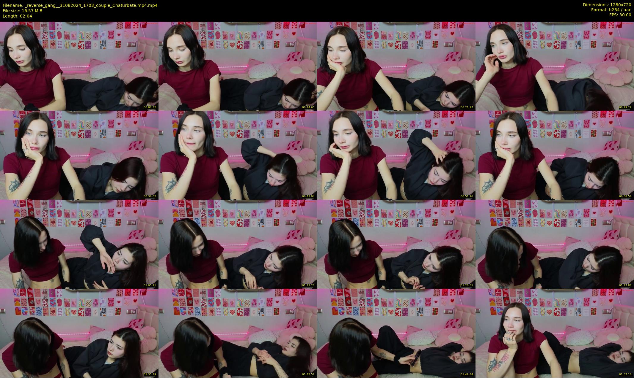 _reverse_gang_ — 3 minute Chaturbate couple cam show recording, 720p, Aug 31, 2024
