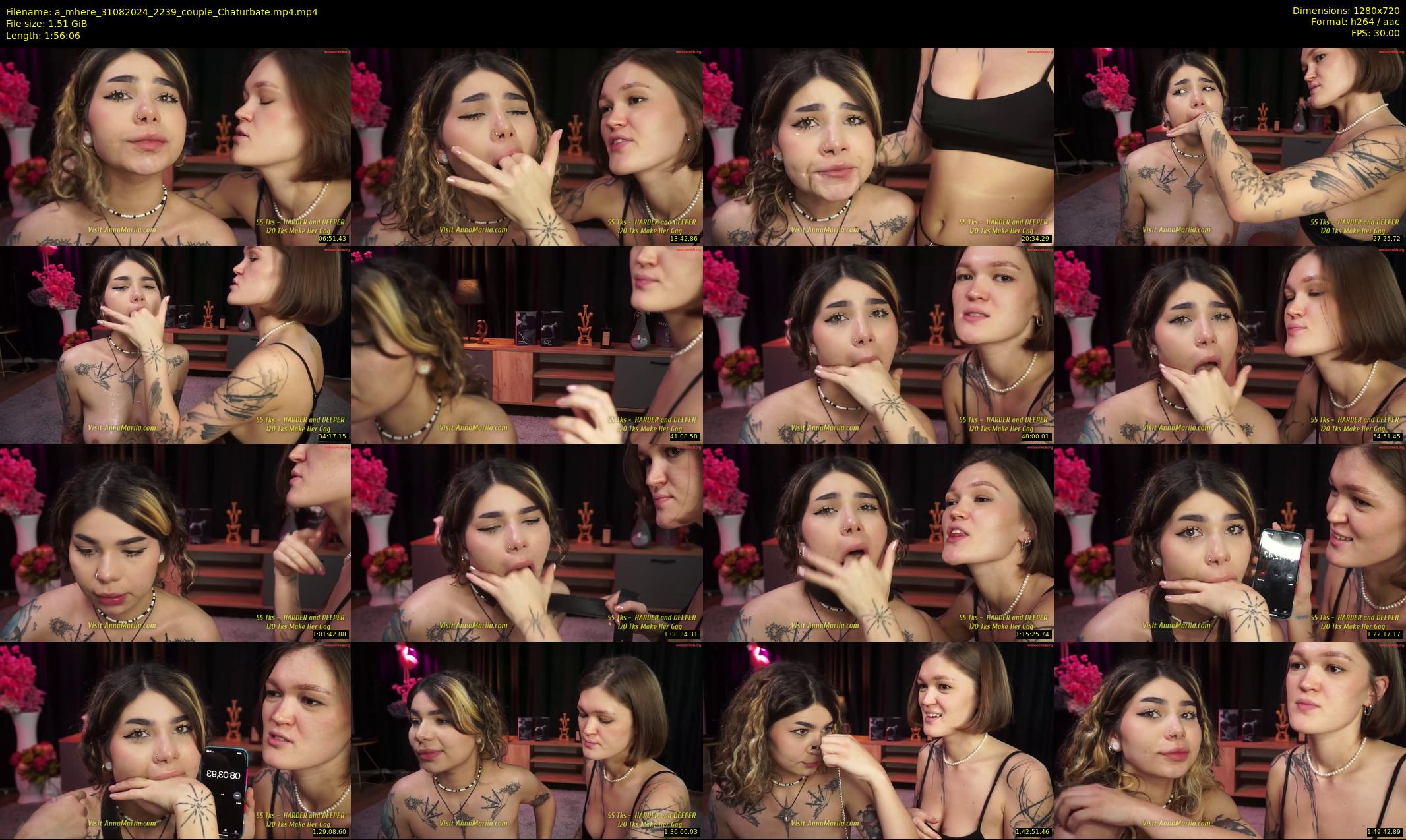a_mhere — 117 minute Chaturbate couple cam show recording, 720p, Aug 31, 2024