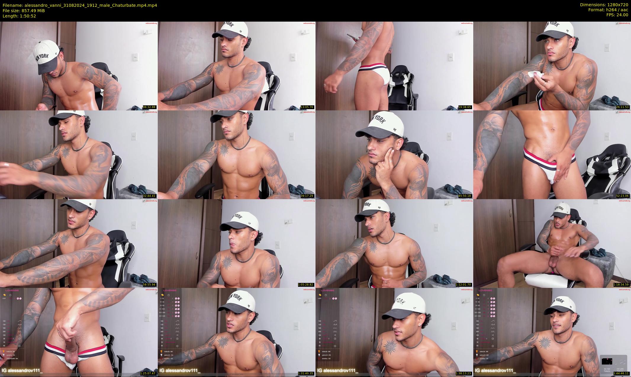 alessandro_vanni — 111 minute Chaturbate male cam show recording, 720p, Aug 31, 2024