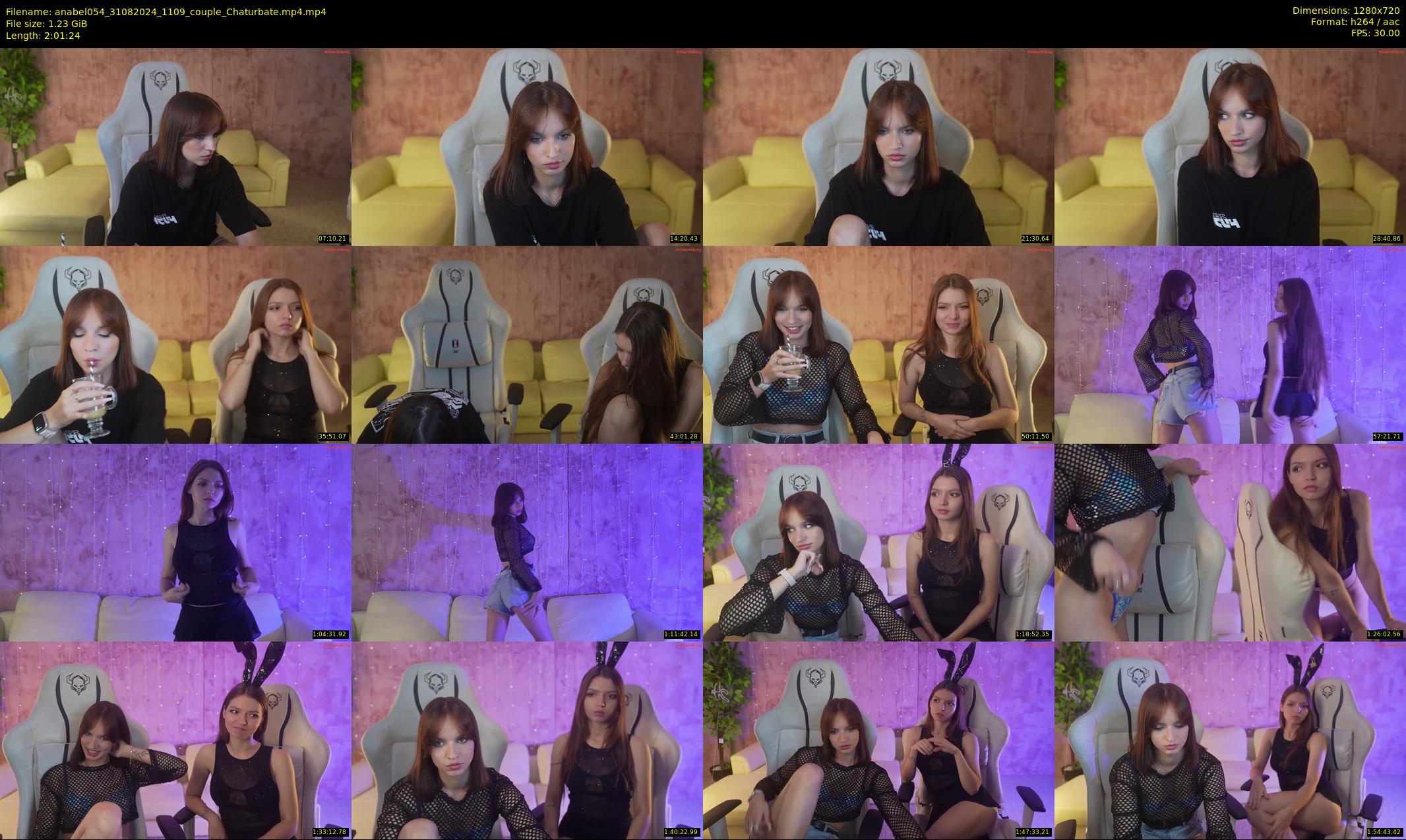 anabel054 — 122 minute Chaturbate female cam show recording, 720p, Aug 31, 2024