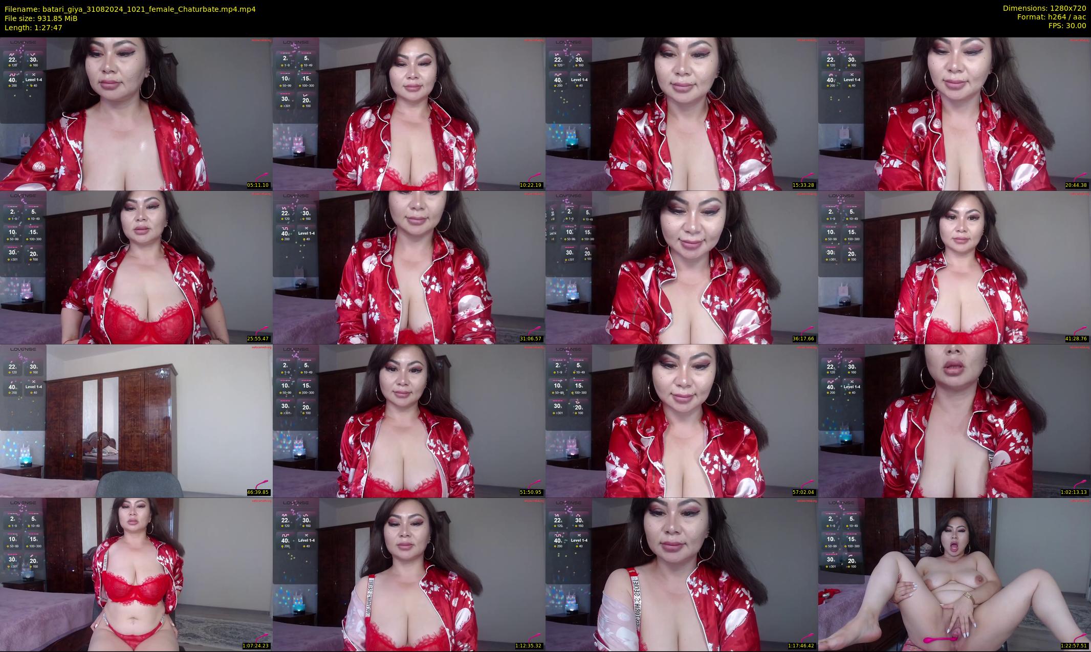 batari_giya — 88 minute Chaturbate female cam show recording, 720p, Aug 31, 2024