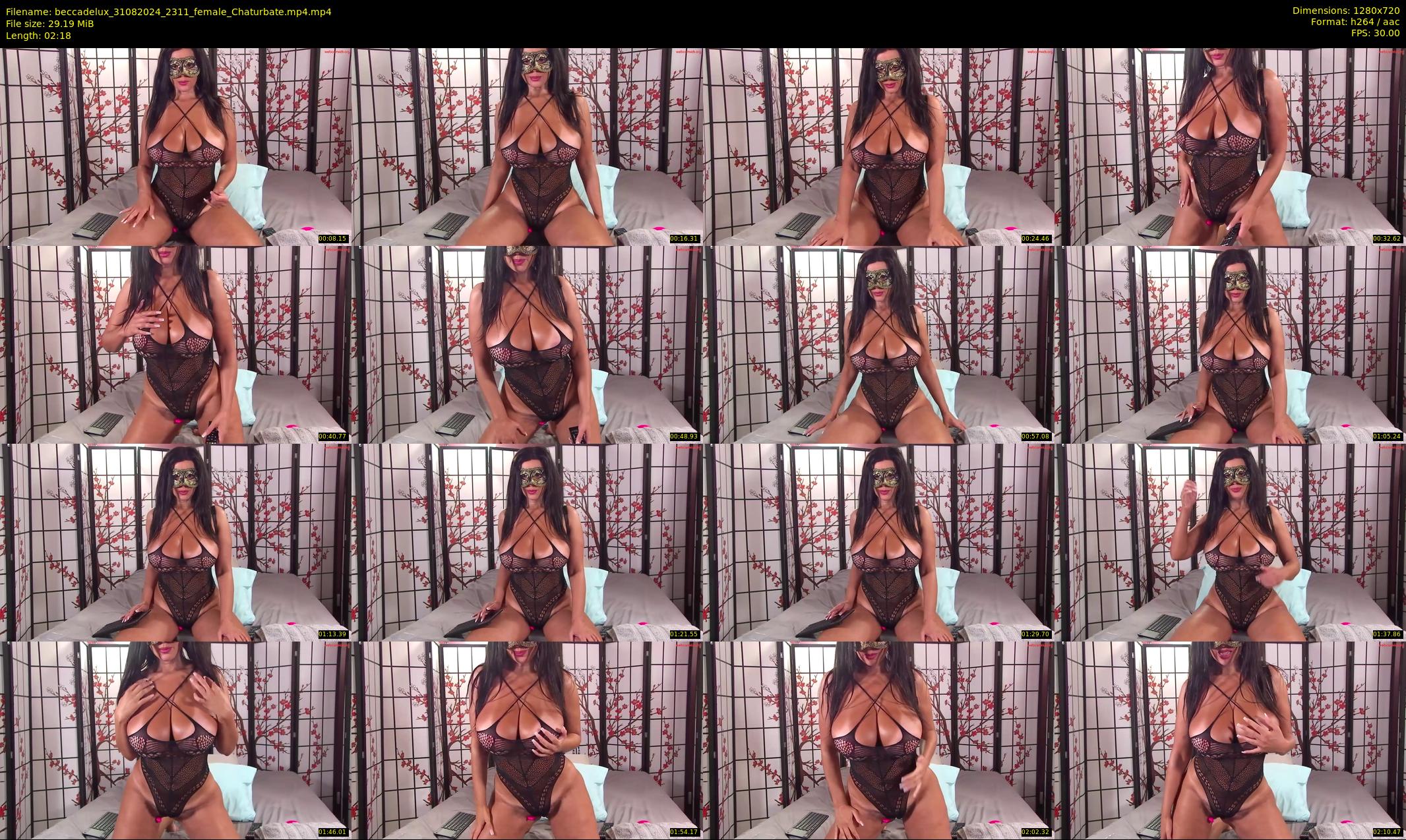 beccadelux — 3 minute Chaturbate female cam show recording, 720p, Aug 31, 2024