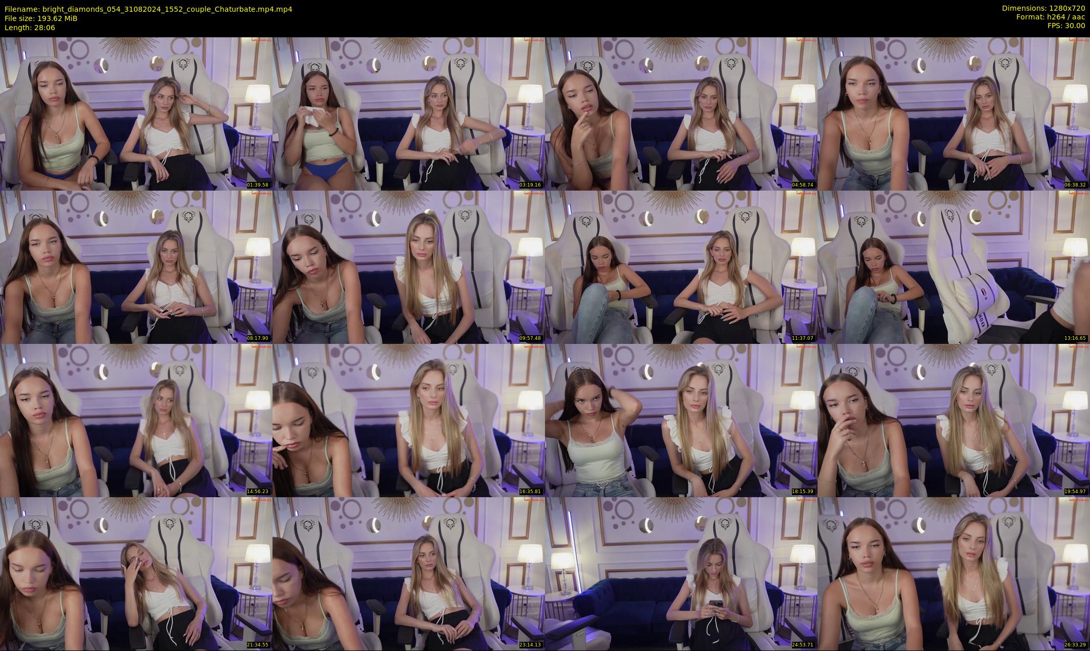 bright_diamonds_054 — 29 minute Chaturbate couple cam show recording, 720p, Aug 31, 2024