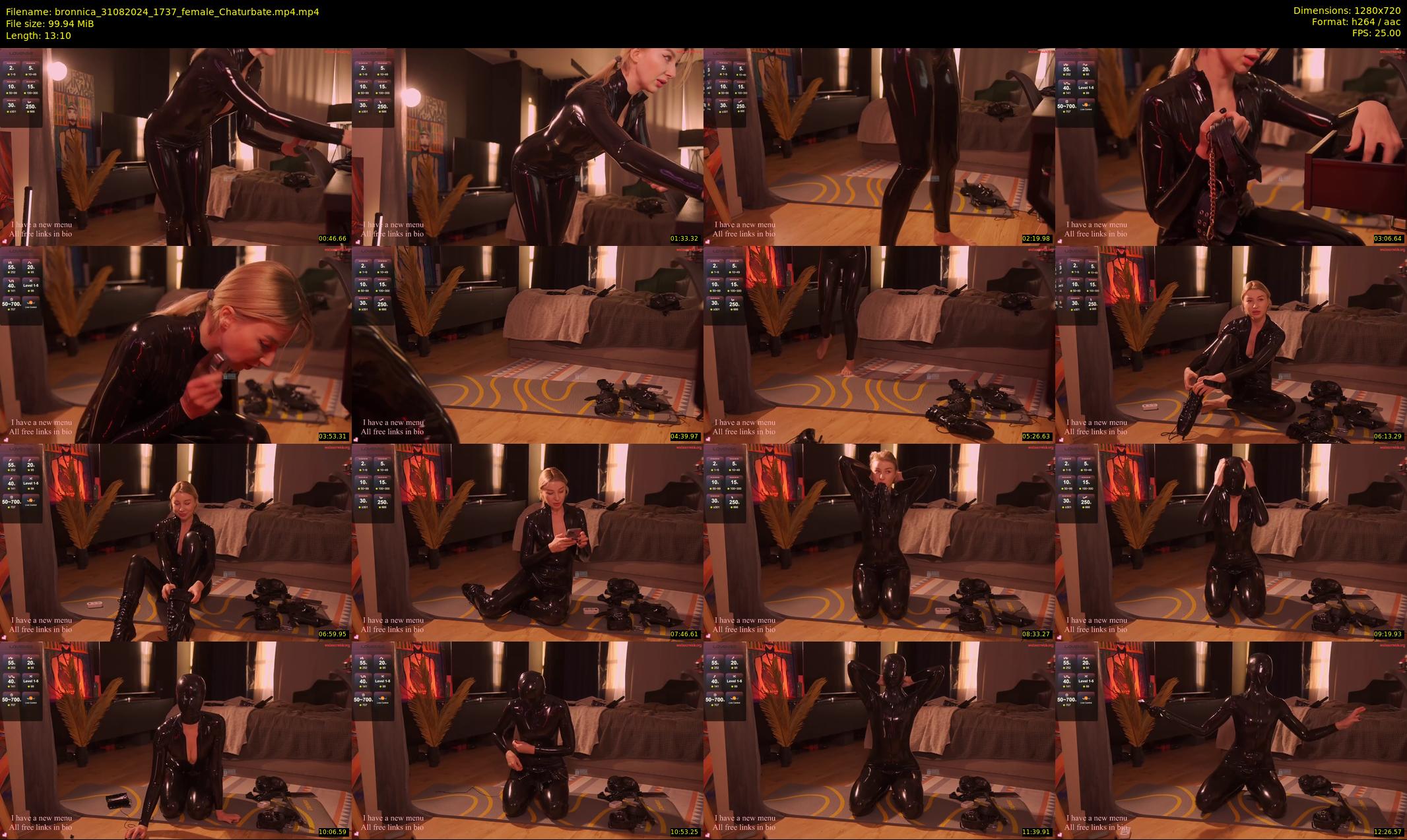 bronnica — 14 minute Chaturbate female cam show recording, 720p, Aug 31, 2024