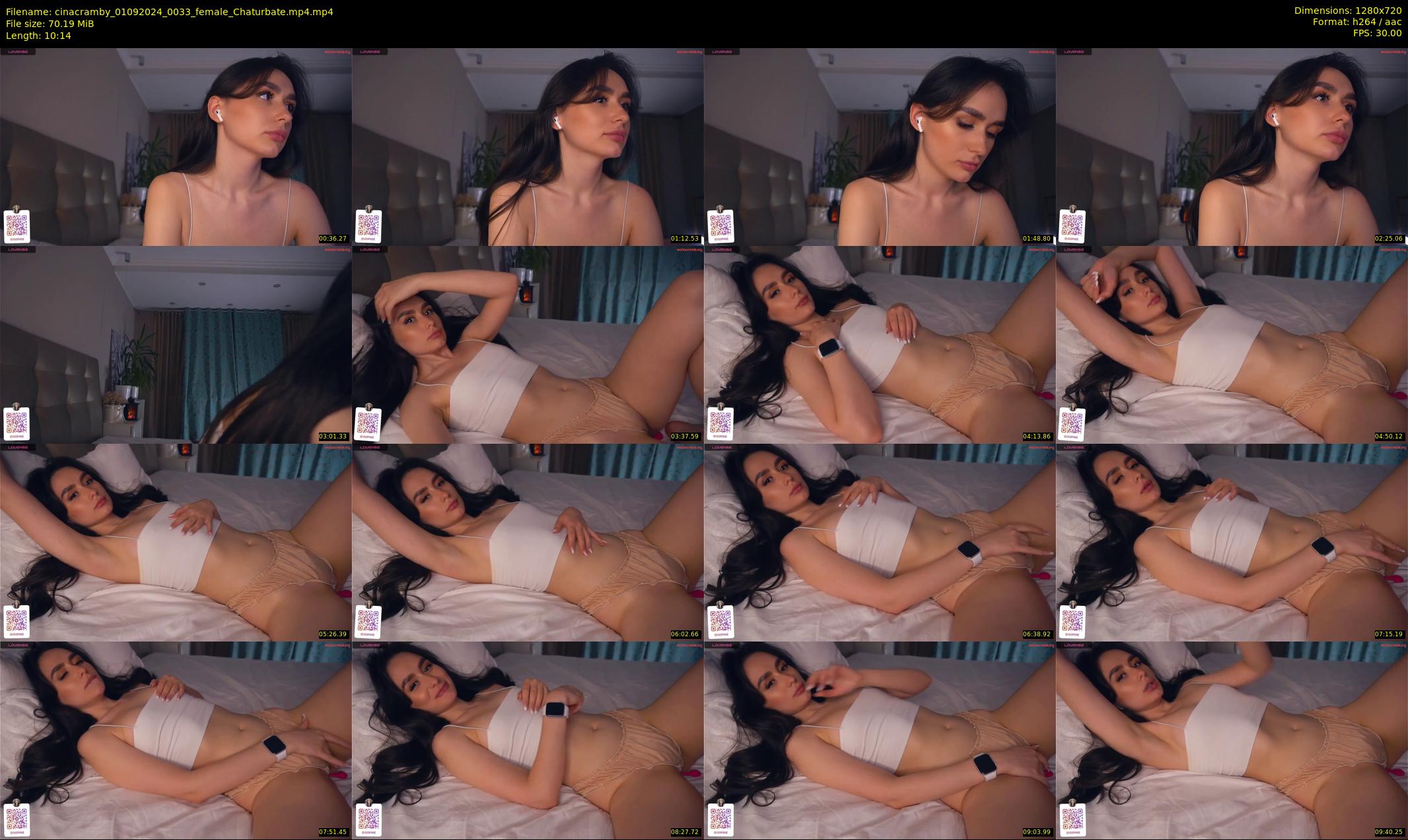 cinacramby — 11 minute Chaturbate female cam show recording, 720p, Sep 1, 2024